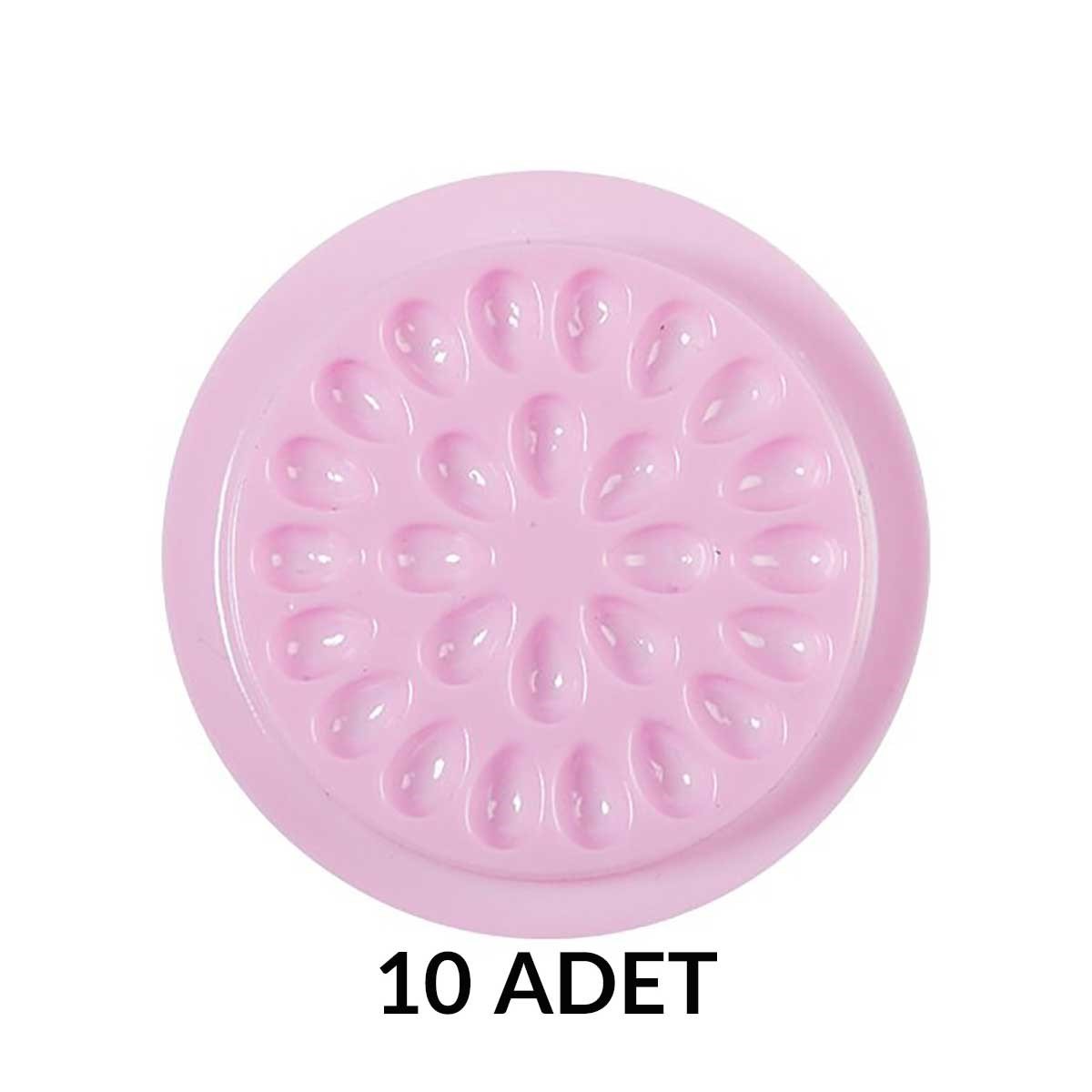 ELLEA NAIL KİRPİK YAPIŞTIRICI DAMLA KABI PEMBE 10 ADET