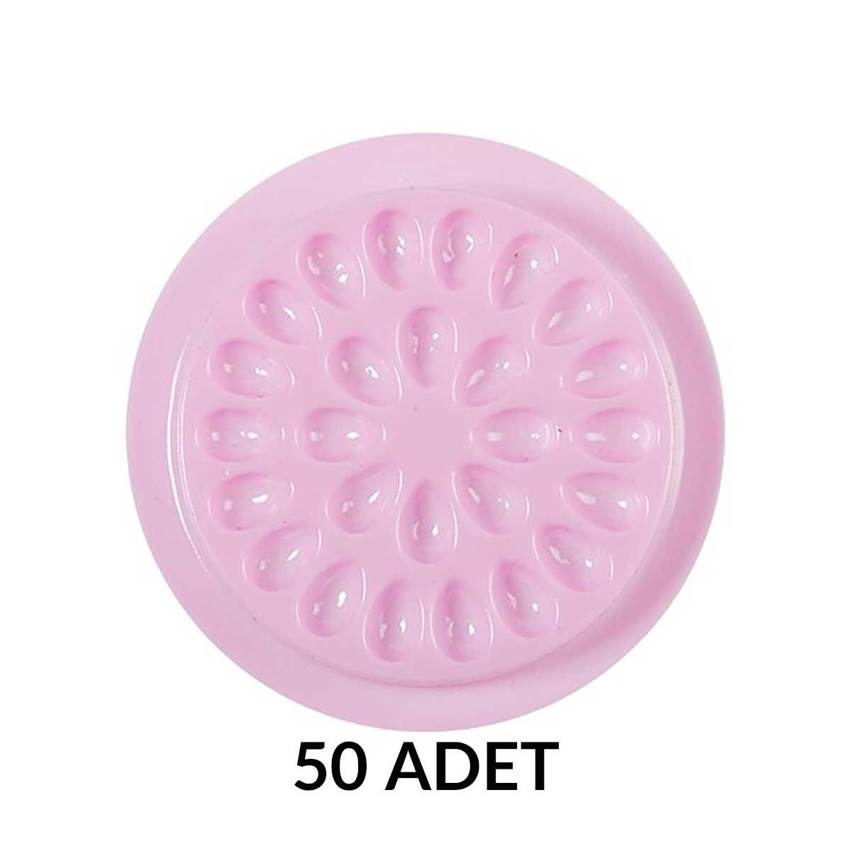 ELLEA NAIL KİRPİK YAPIŞTIRICI DAMLA KABI PEMBE 50 ADET