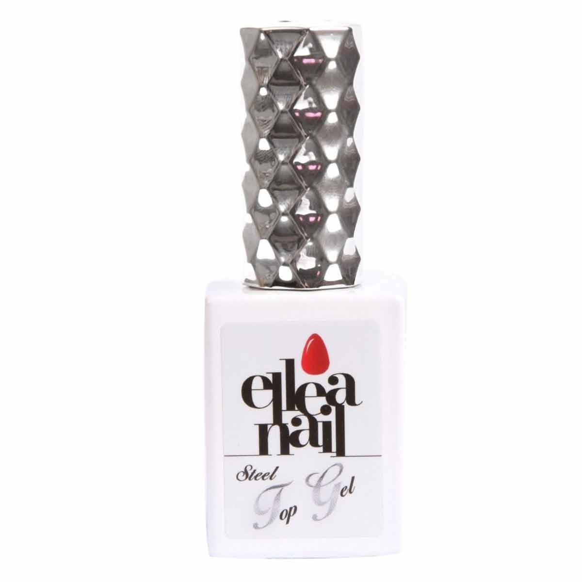 ELLEA NAİL SALON BOY 15 ML UV LED PROTEZ TIRNAK KALICI OJE TOP COAT STEEL PARLAK - ELLEA-NAİL-STEEL-TOP-COAT