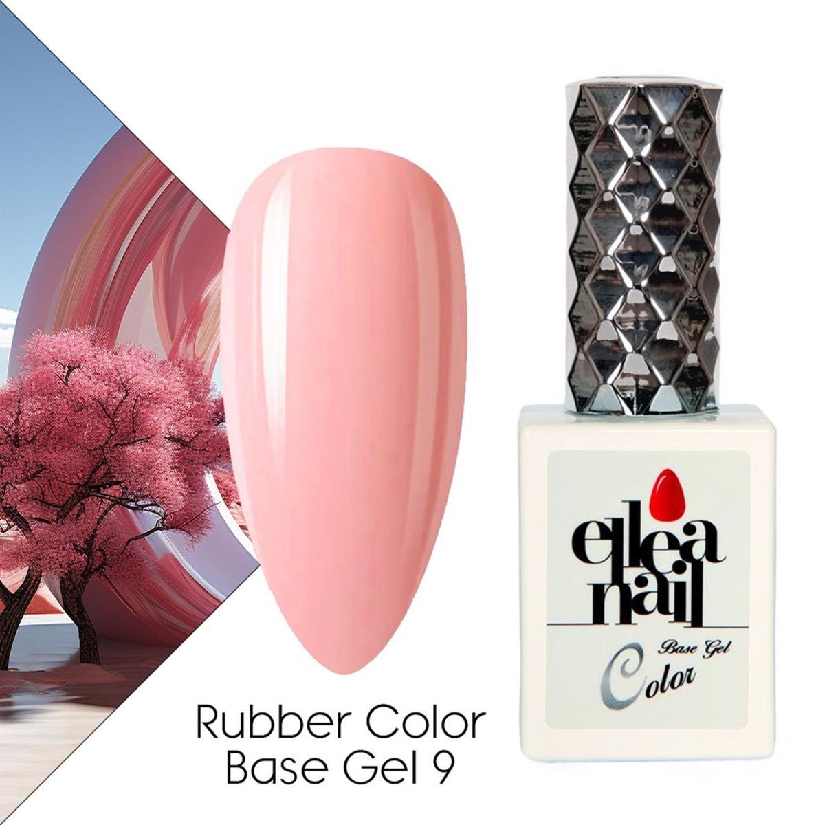 ELLEA NAİL SALON BOY 15 ML UV LED RUBBER COLOR BASE GEL 09 - ELLEA-NAİL-RUBBER-COLOR-BASE-09