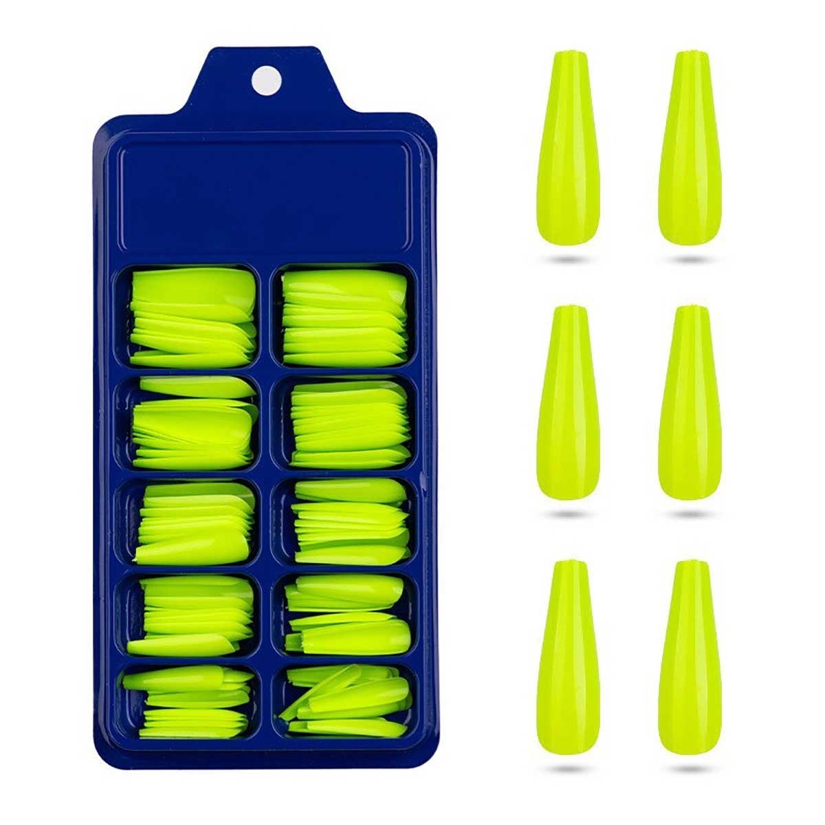 ELLEA NAIL TAKMA TIRNAK LIME YEŞİLİ 100 ADET