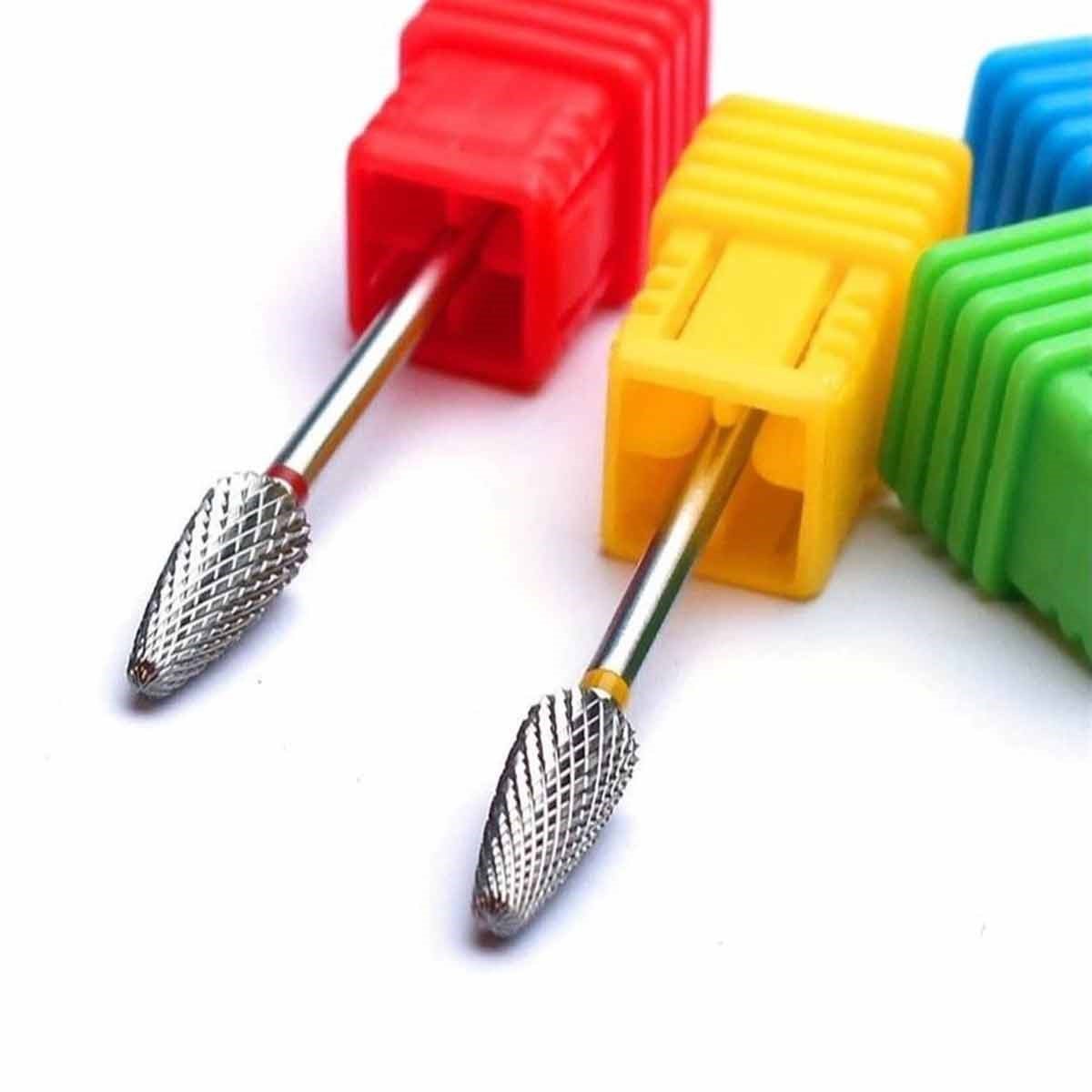 ELLEA NAİL TOMBUL KIRMIZI ÇELİK FREZE UÇ