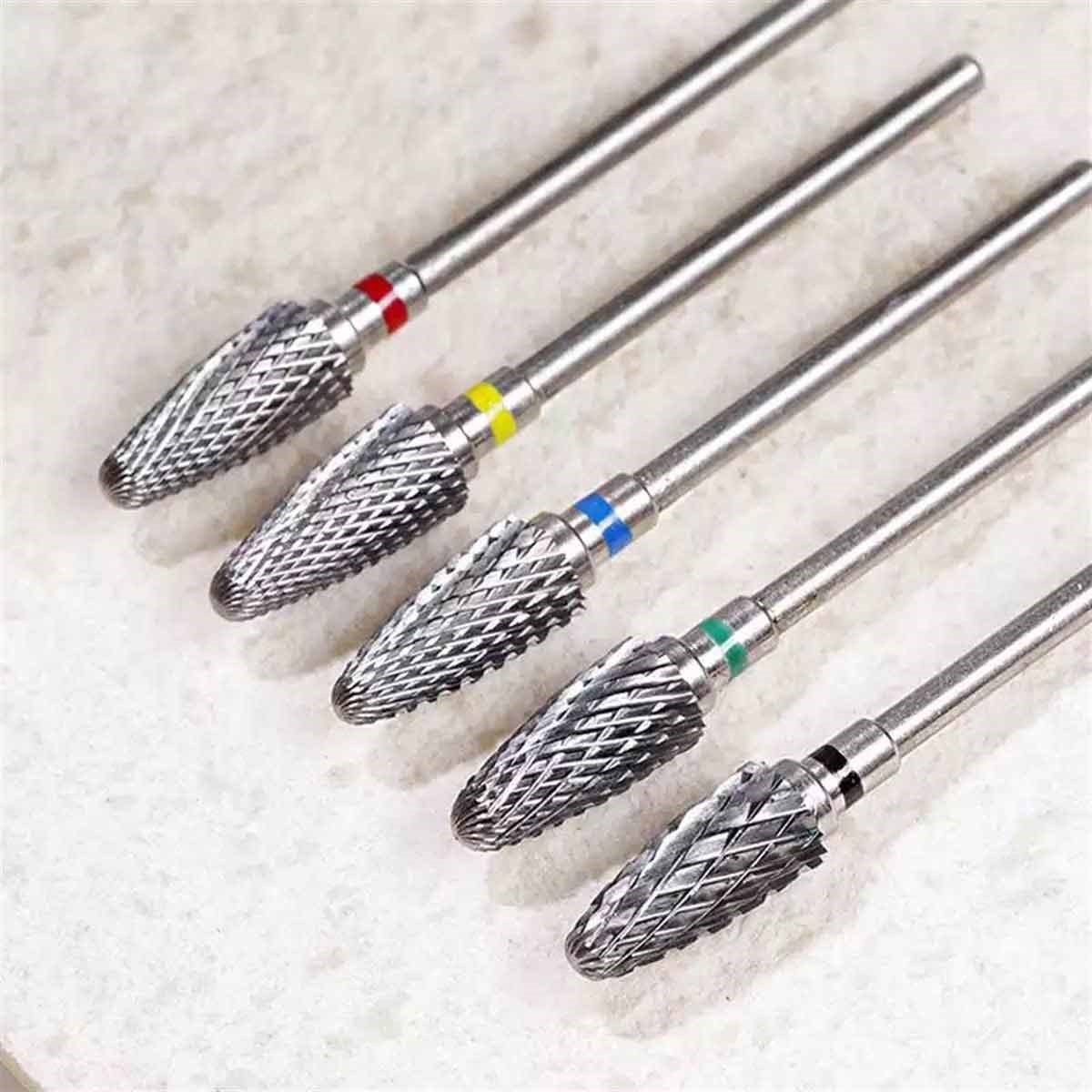 ELLEA NAİL TOMBUL KIRMIZI ÇELİK FREZE UÇ