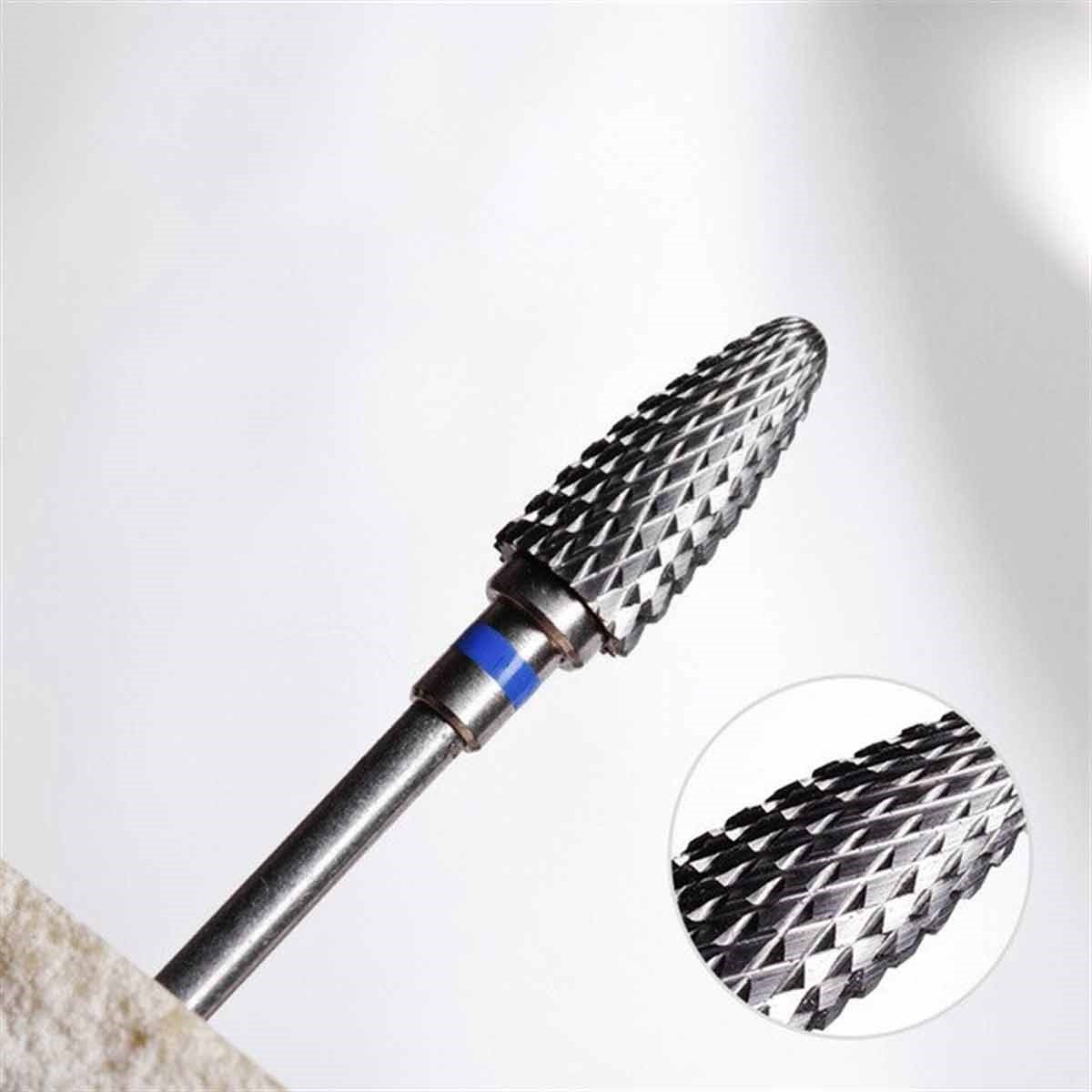 ELLEA NAİL TOMBUL MAVİ ÇELİK FREZE UÇ