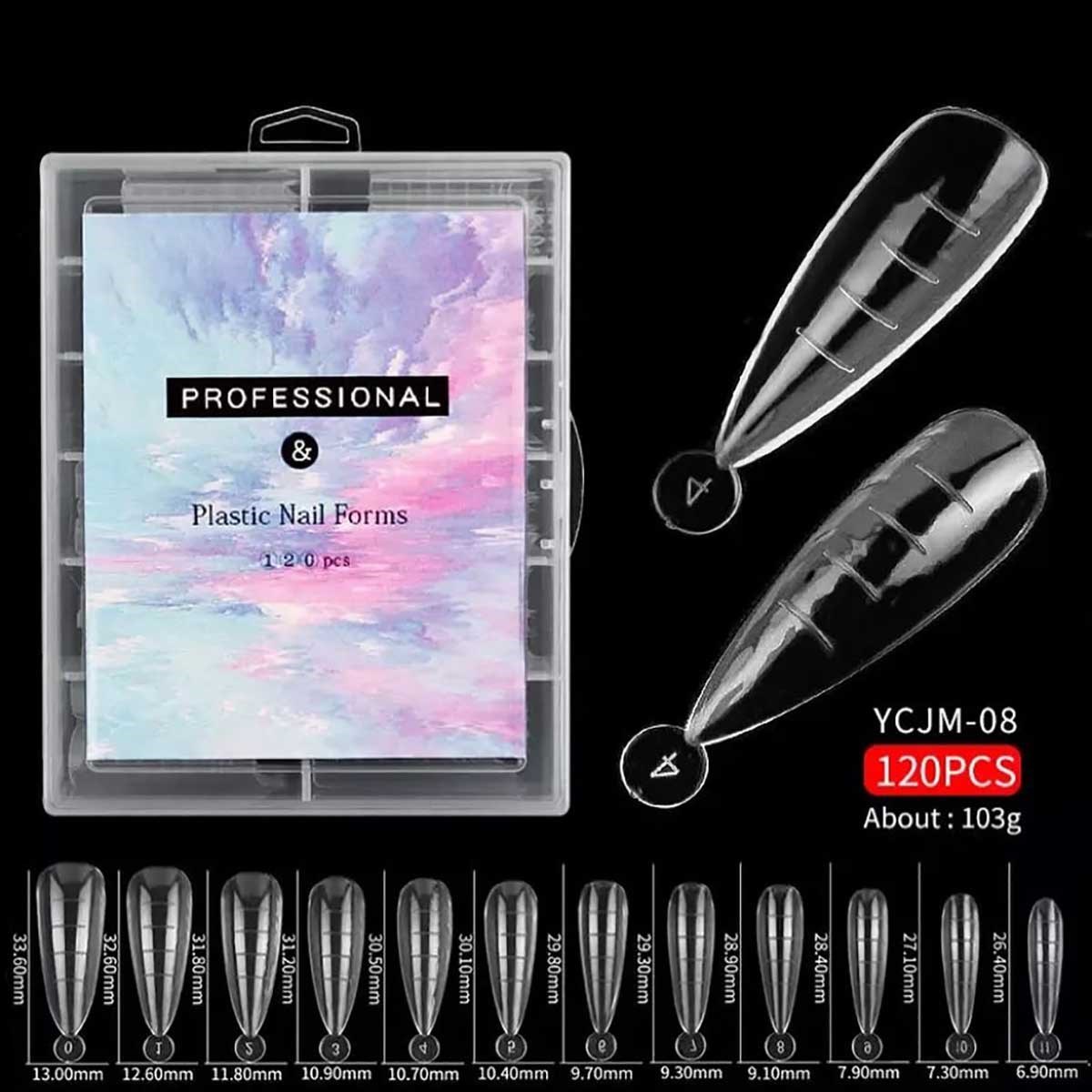 ELLEA YENİ NESİL STİLETTO POLY GEL TİPS YCJM 08