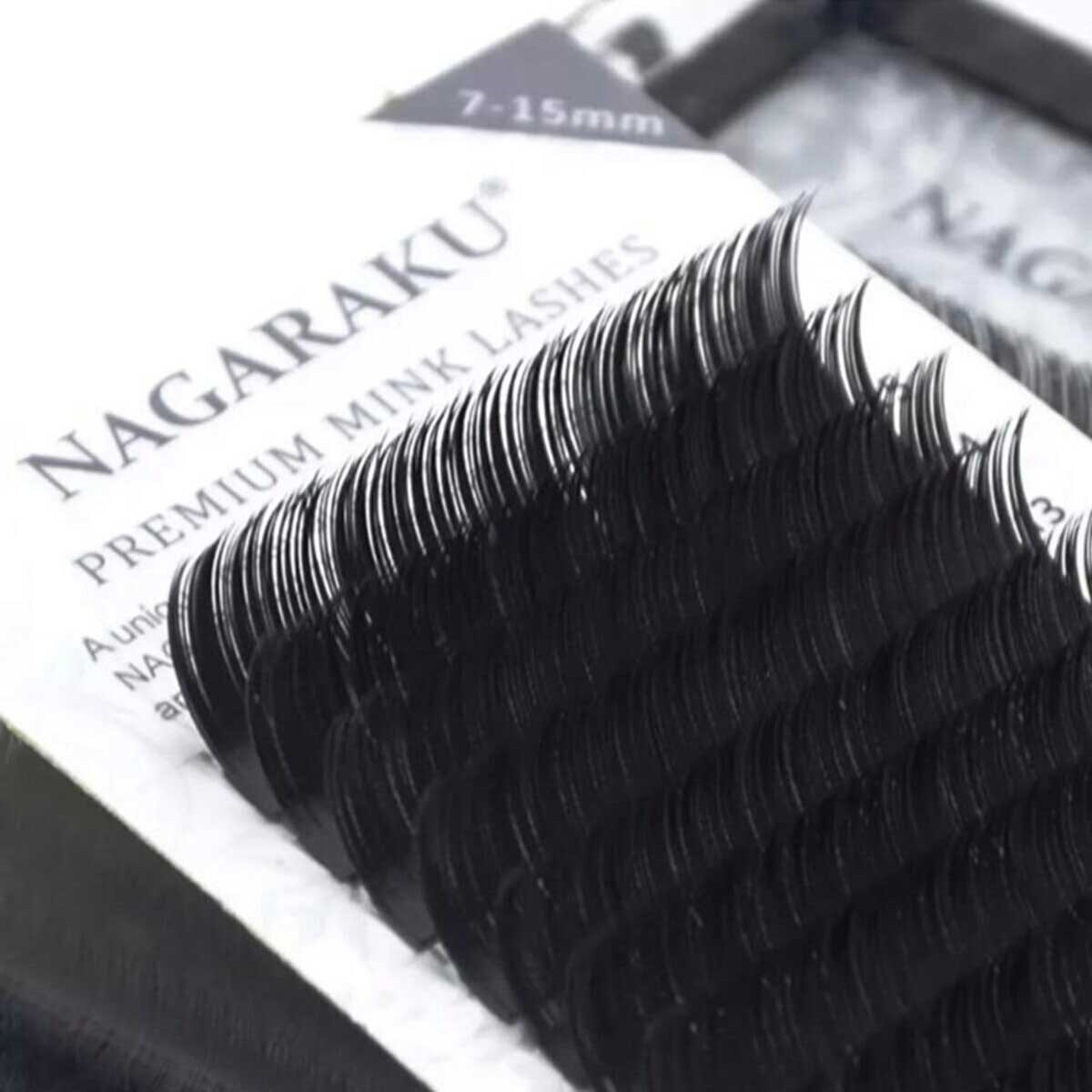 NAGARAKU 0.10 C KIVRIM MİX İPEK KİRPİK SETİ