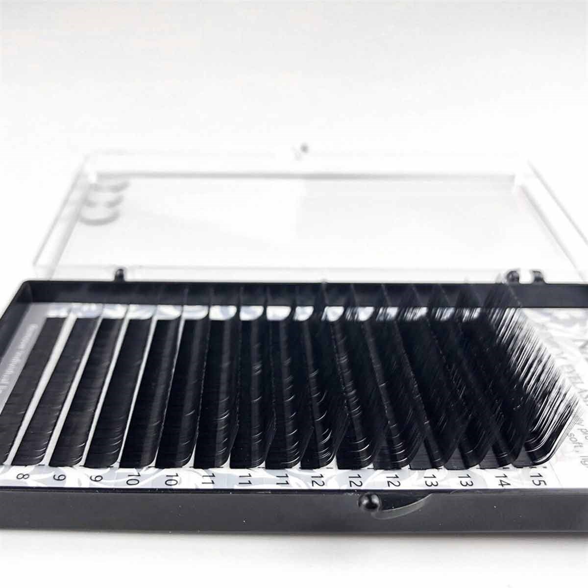 NAGARAKU 0,15 KALINLIK D KIVRIM MİX İPEK KİRPİK 7-15 MM BOY ARALIĞI