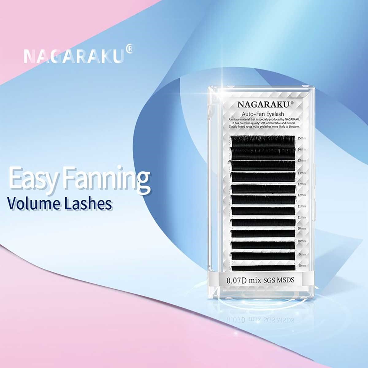 NAGARAKU AKILLI BAND İPEK KİRPİK 0.07 D MİX