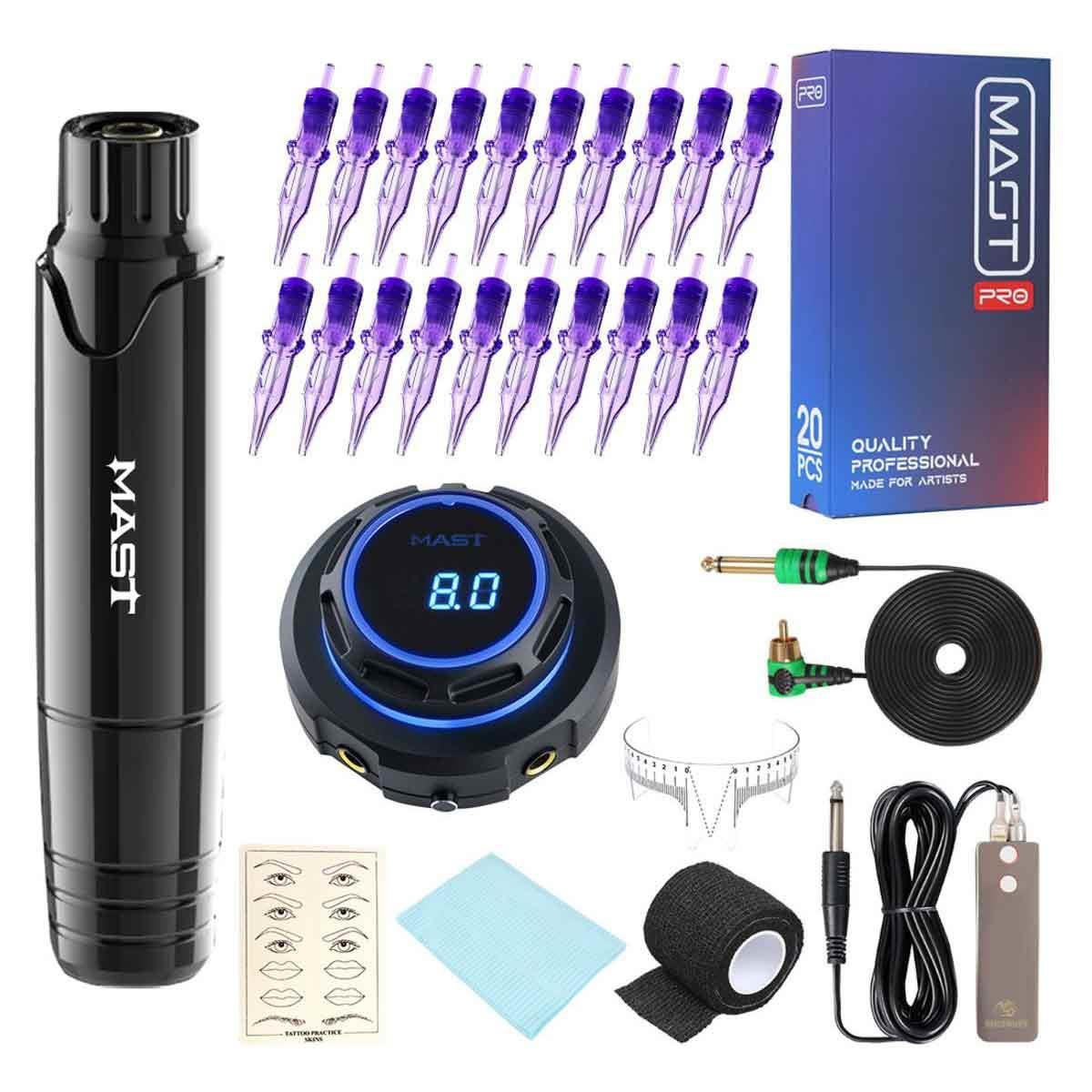 P10 Kalıcı Makyaj Seti Power Supply Cihaz Resimde Ki Orijinal Ürünler Gönderilir - MAST-P10-SET-SİYAH