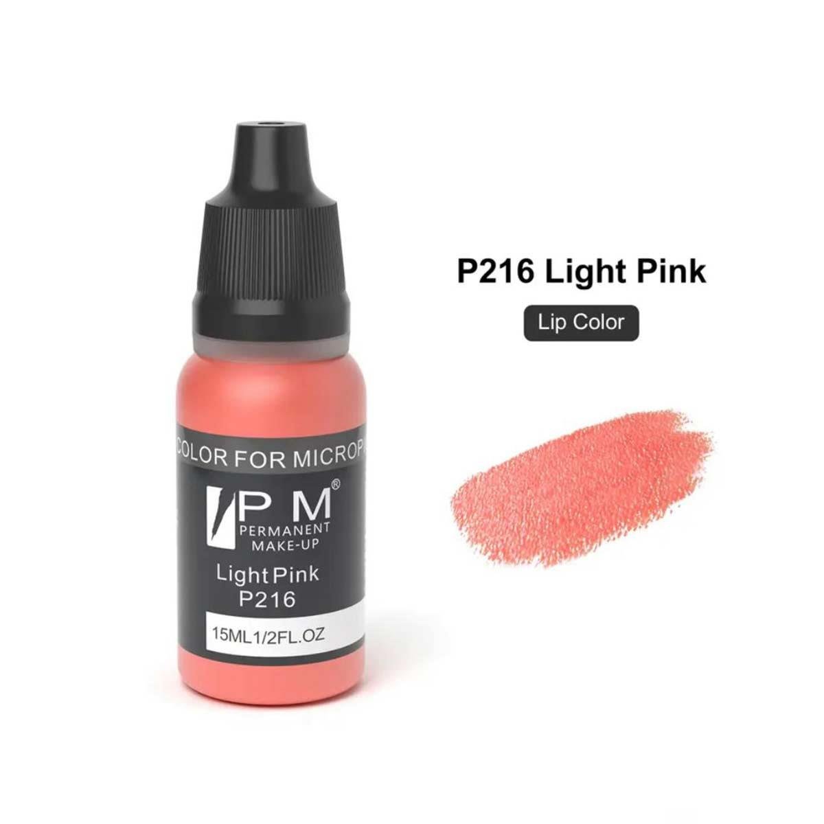 Permanent Makeup Açık Pembe Kalıcı Makyaj Pigmenti PM 216 Light Pink - PM-216-LIGHT-PINK