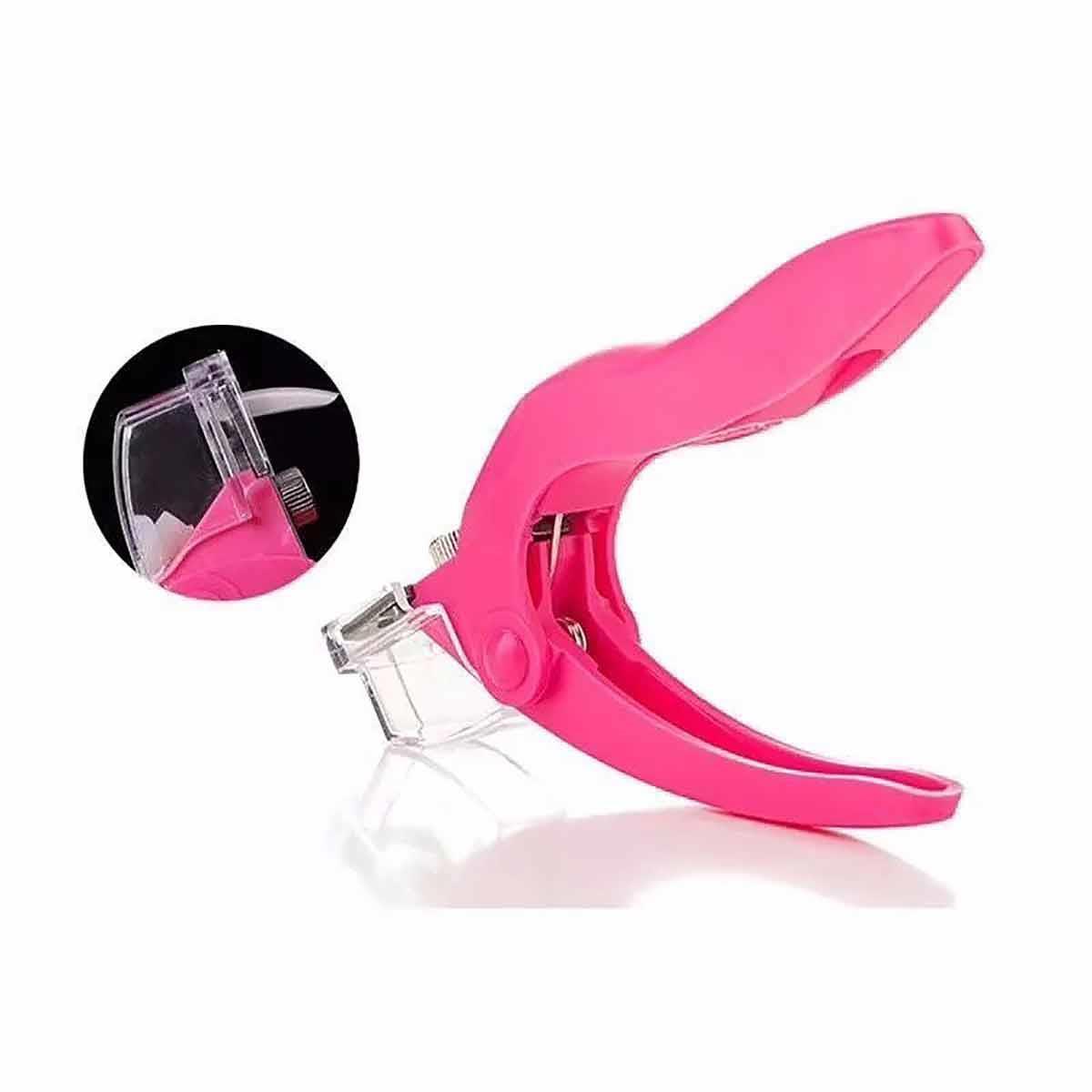 PROFESYONEL AYARLI TİPS MAKASI - PEMBE - PEMBE-KAPAKLI-TİPS-MAKASI