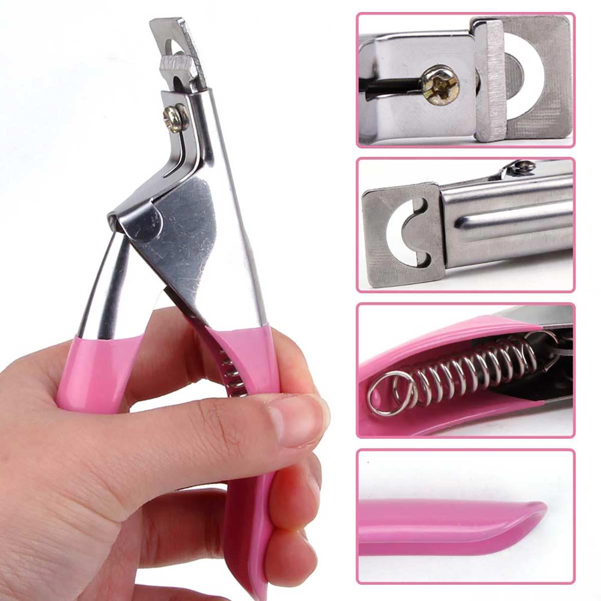 PROFESYONEL TİPS MAKASI PEMBE CLIPPER - TİPS-MAKASI-PEMBE-CLIPPER