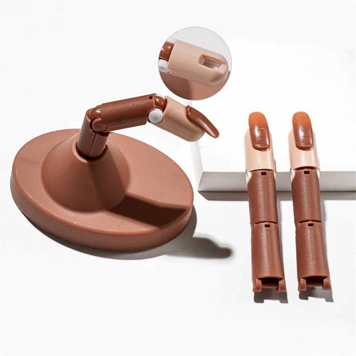 PROTEZ TIRNAK EĞİTİM PARMAĞI SETİ Ayarlanabilir Protez Parmak Kalıcı Oje & Protez Tırnak Eğitimi  - ADANİL-PROTEZ-TIRNAK-EĞİTİM-PARMAĞI