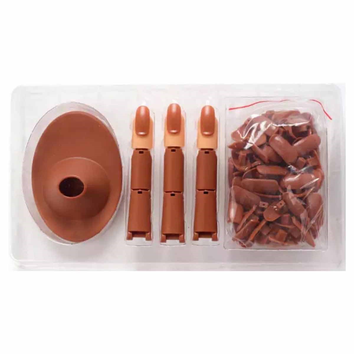 PROTEZ TIRNAK EĞİTİM PARMAĞI SETİ Ayarlanabilir Protez Parmak Kalıcı Oje & Protez Tırnak Eğitimi  - ADANİL-PROTEZ-TIRNAK-EĞİTİM-PARMAĞI