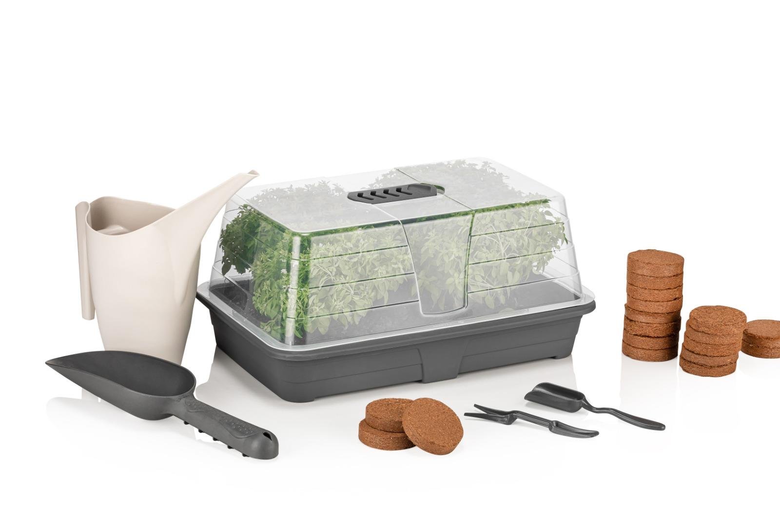 SAKSI MİX 10 Lt Propagator Mini Sera-esnek (SET) S80-mikro Filiz-fide Fanusu-mini Sera-hobi-bitki