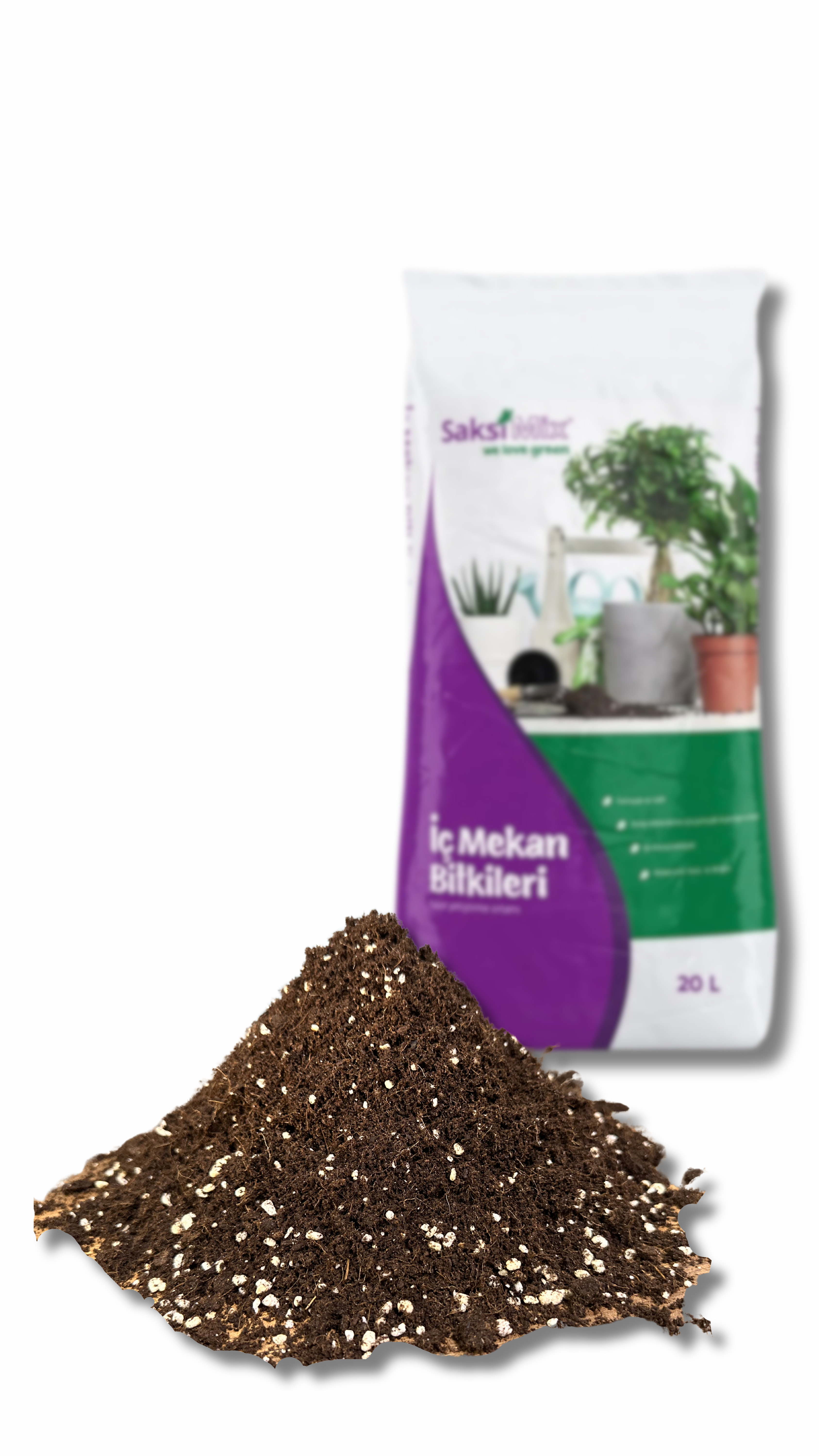 SAKSI MİX İÇ MEKAN DİKİME HAZIR TORF 20 L