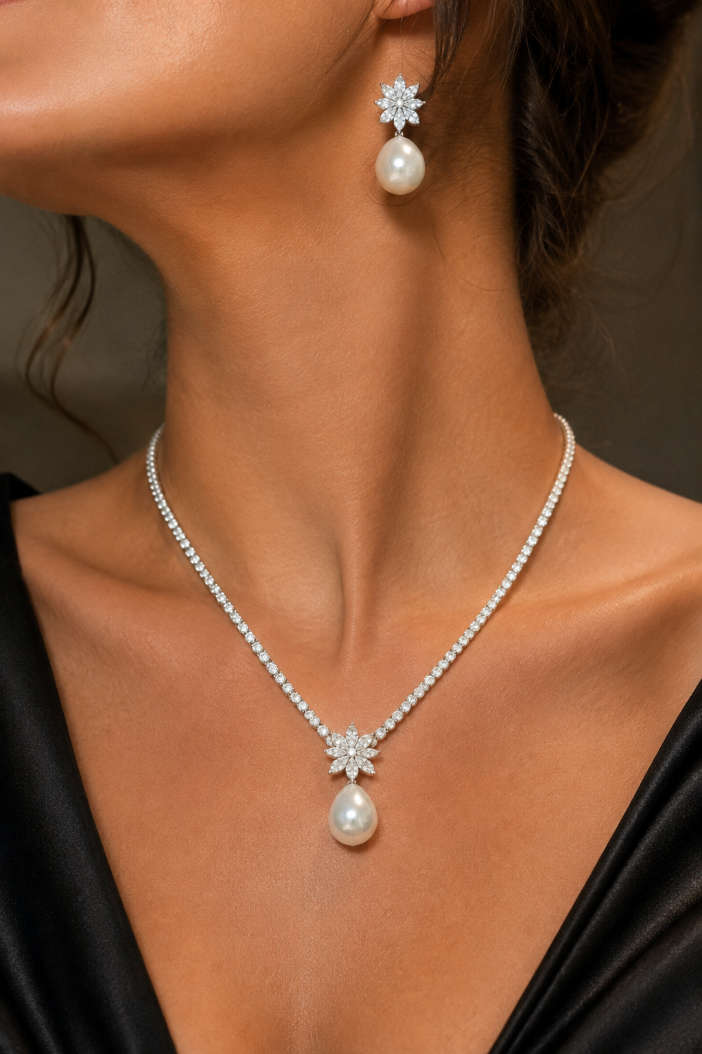  Pearl Grace Kolye-Küpe Set