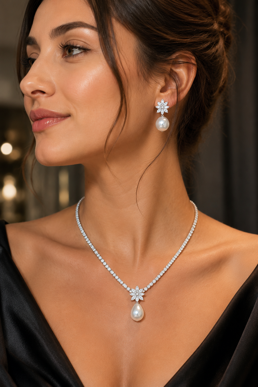  Pearl Grace Kolye-Küpe Set