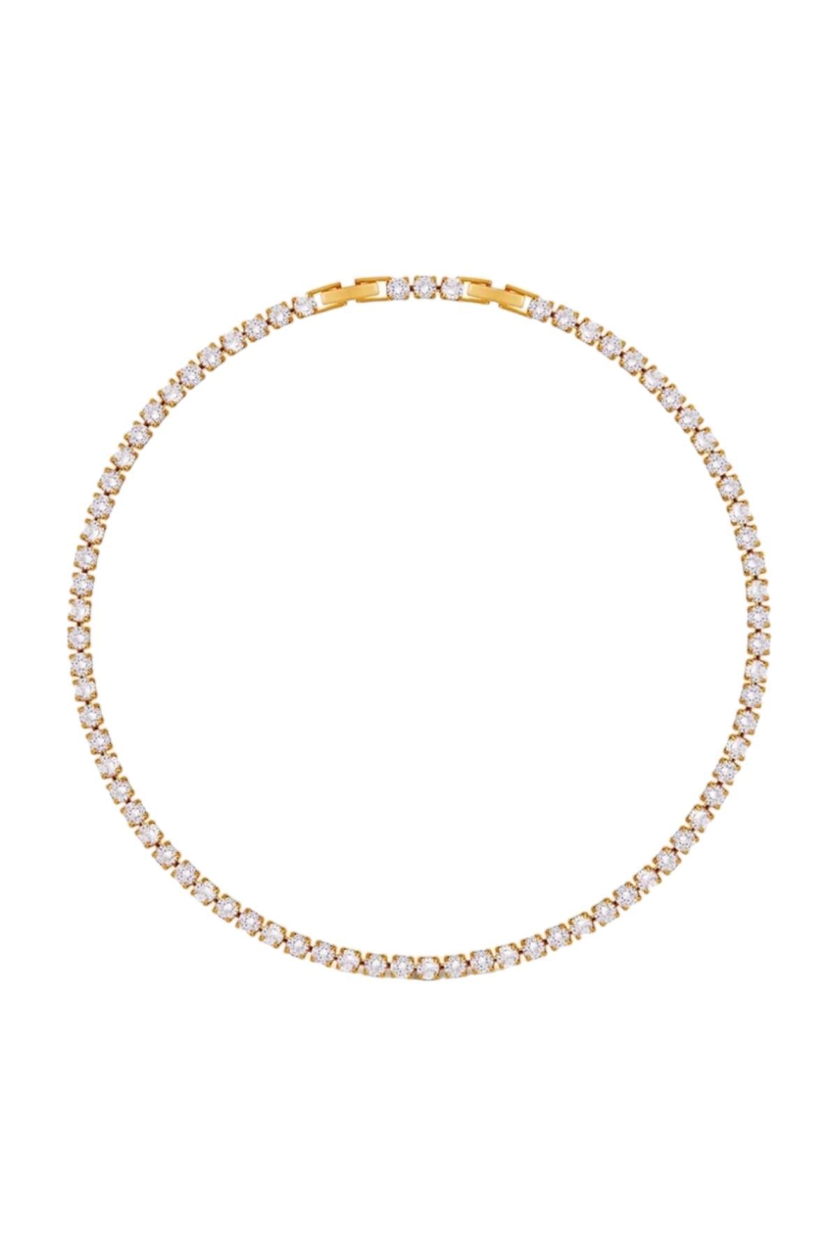 4 MM | Su Yolu Kolye Gold