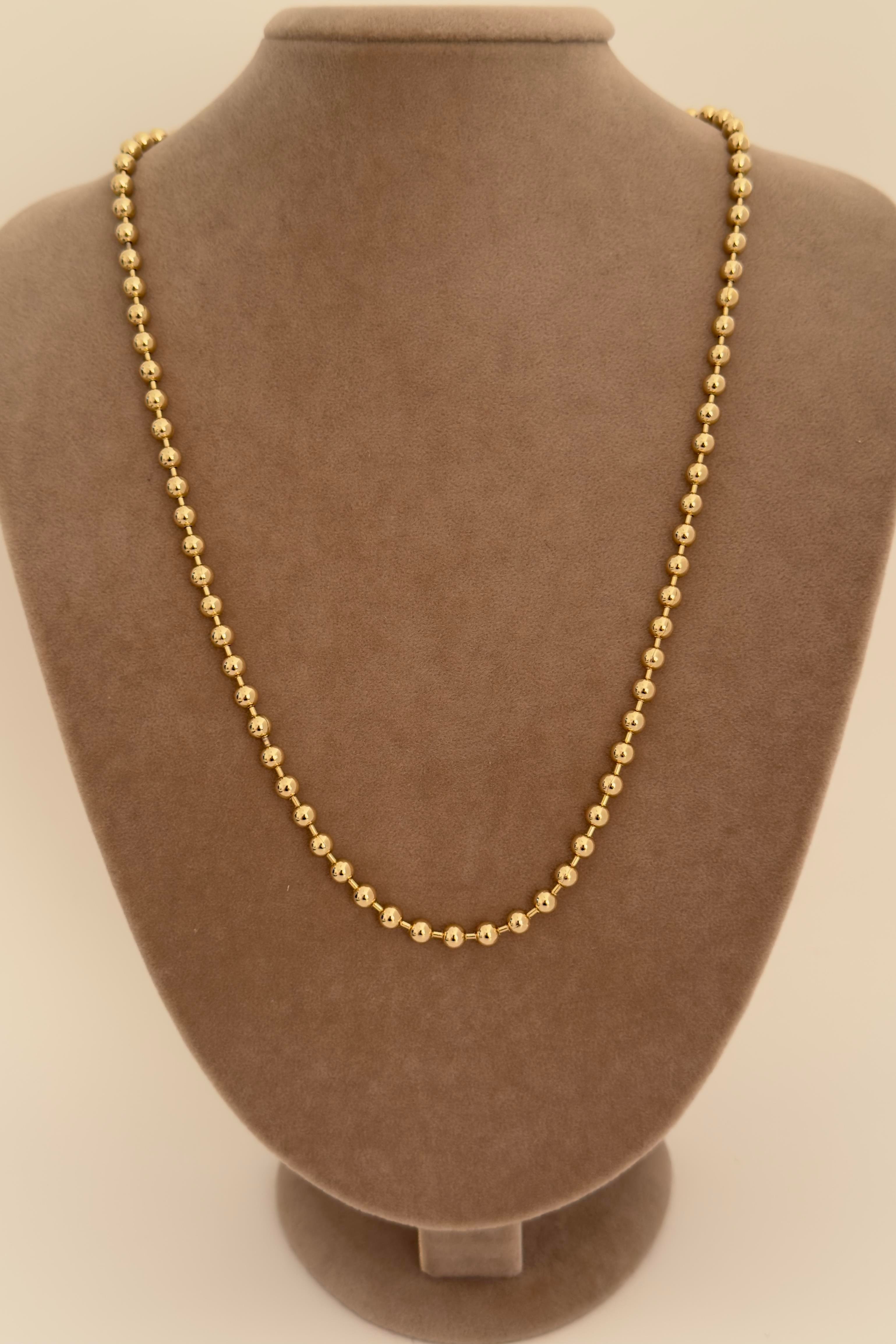 60 Cm Top Zincir Gold Vip Seri Kolye
