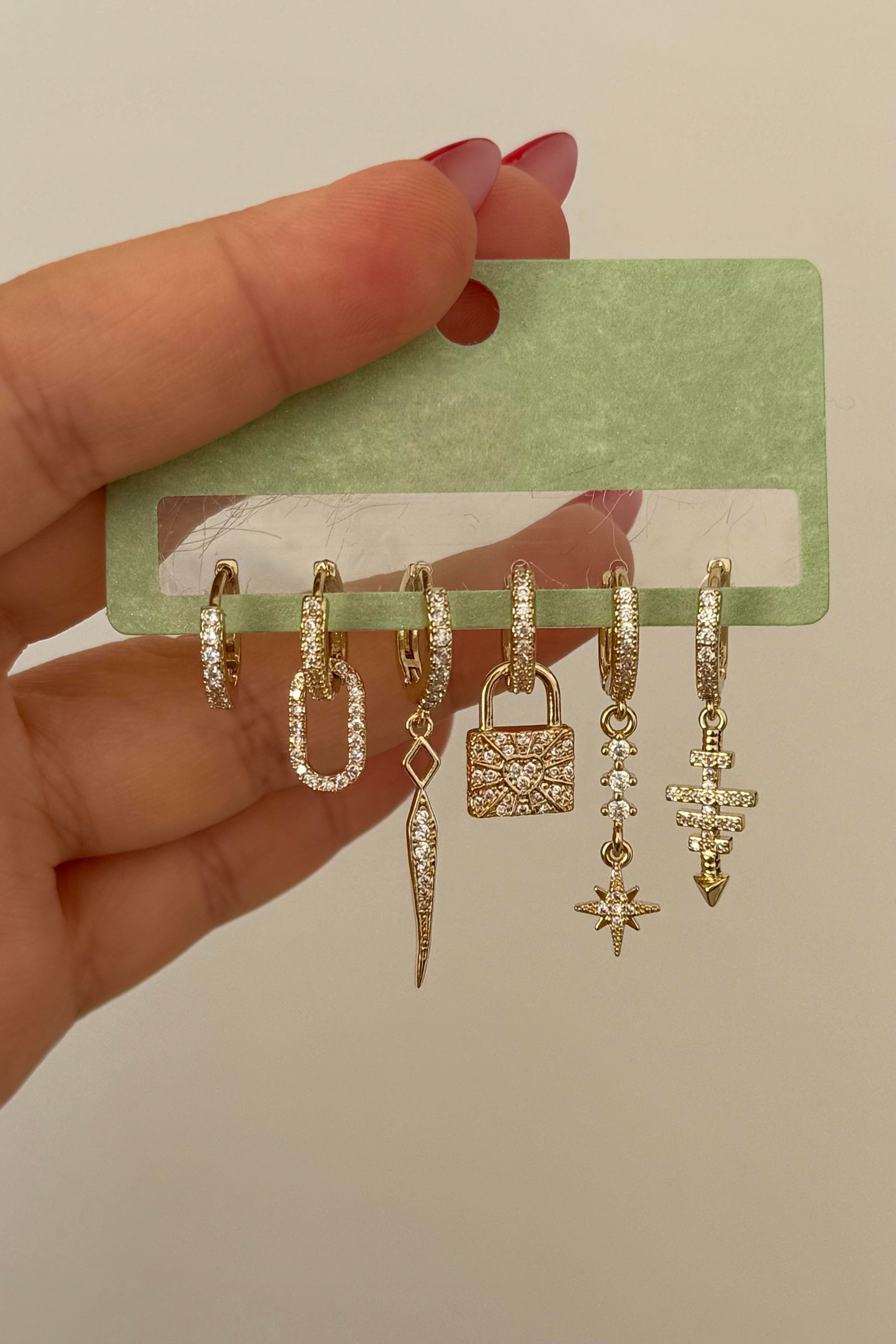 6'lı Set Küpe