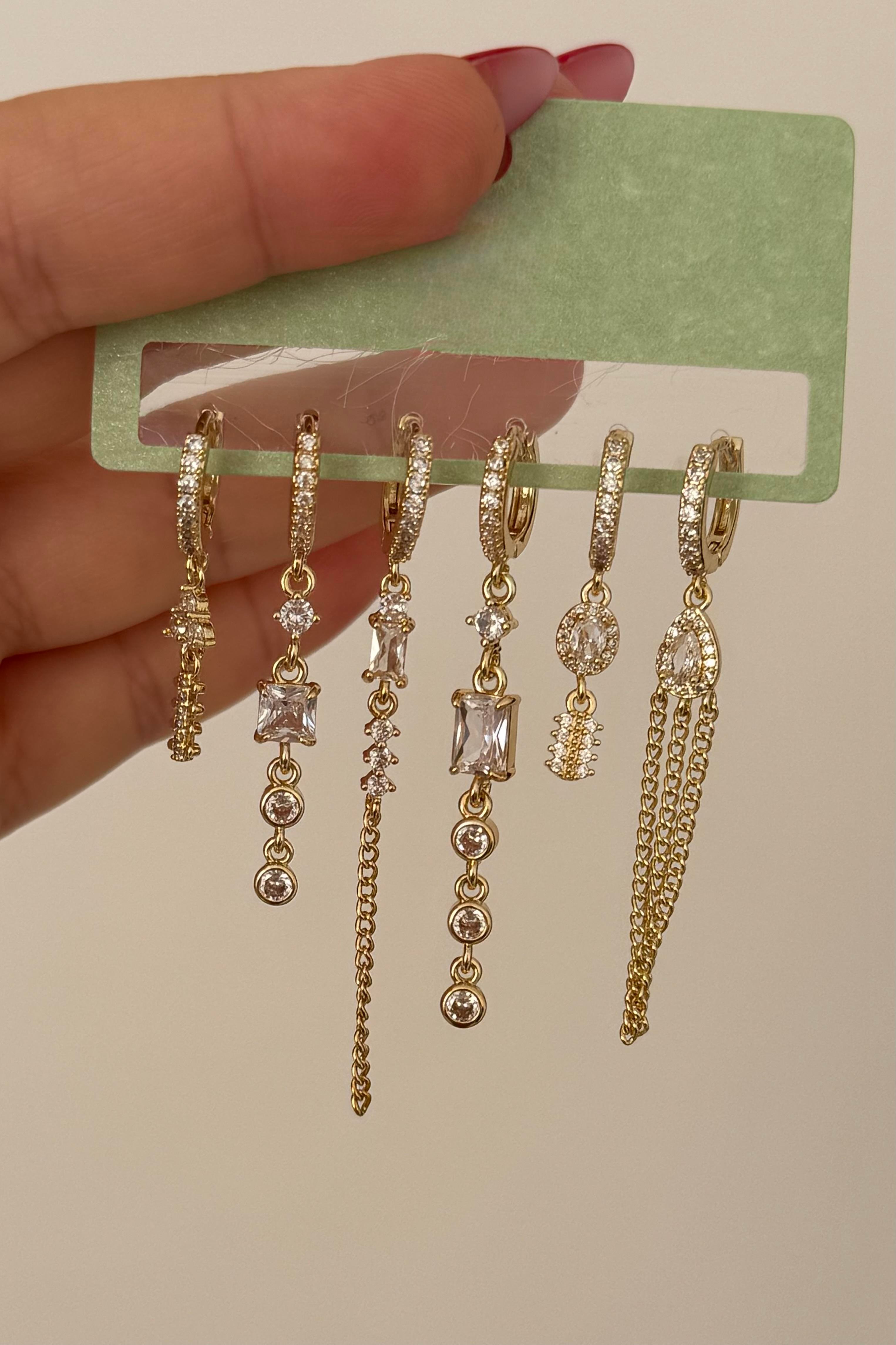 6'lı Set Küpe