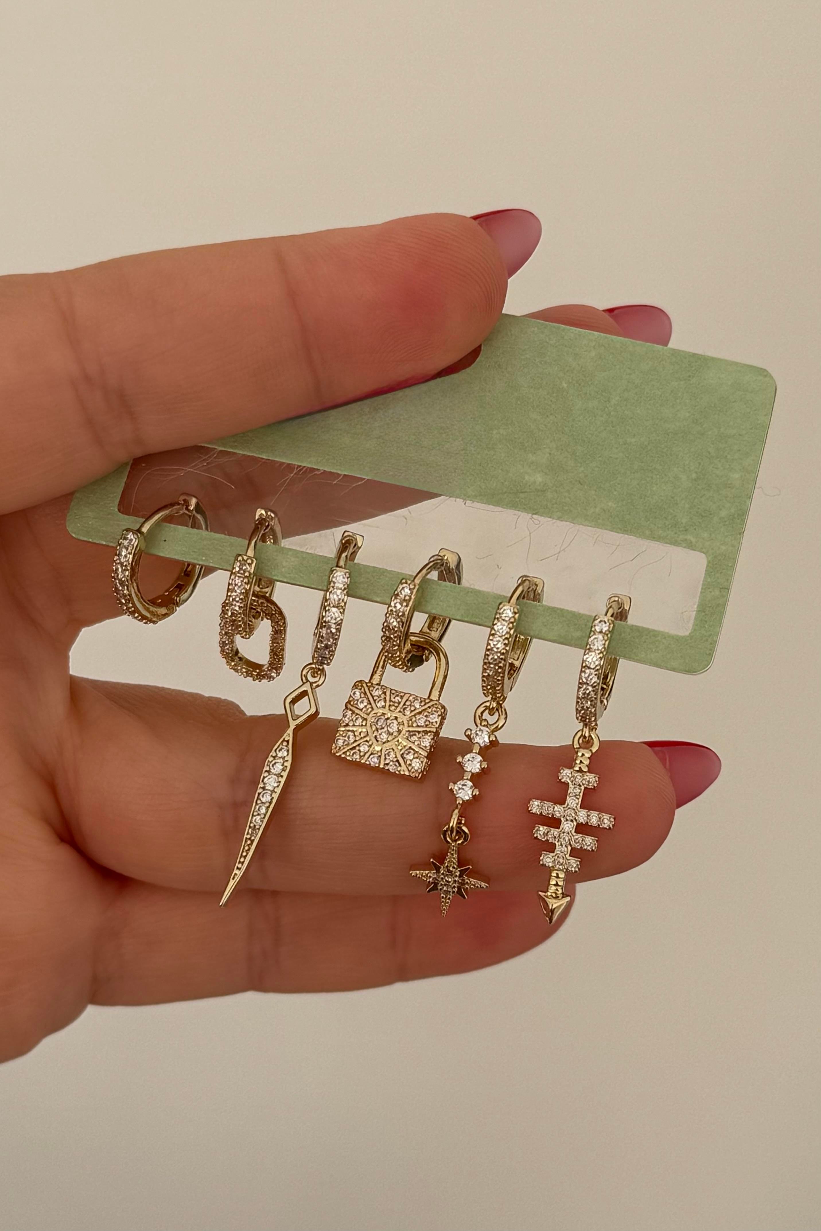 6'lı Set Küpe
