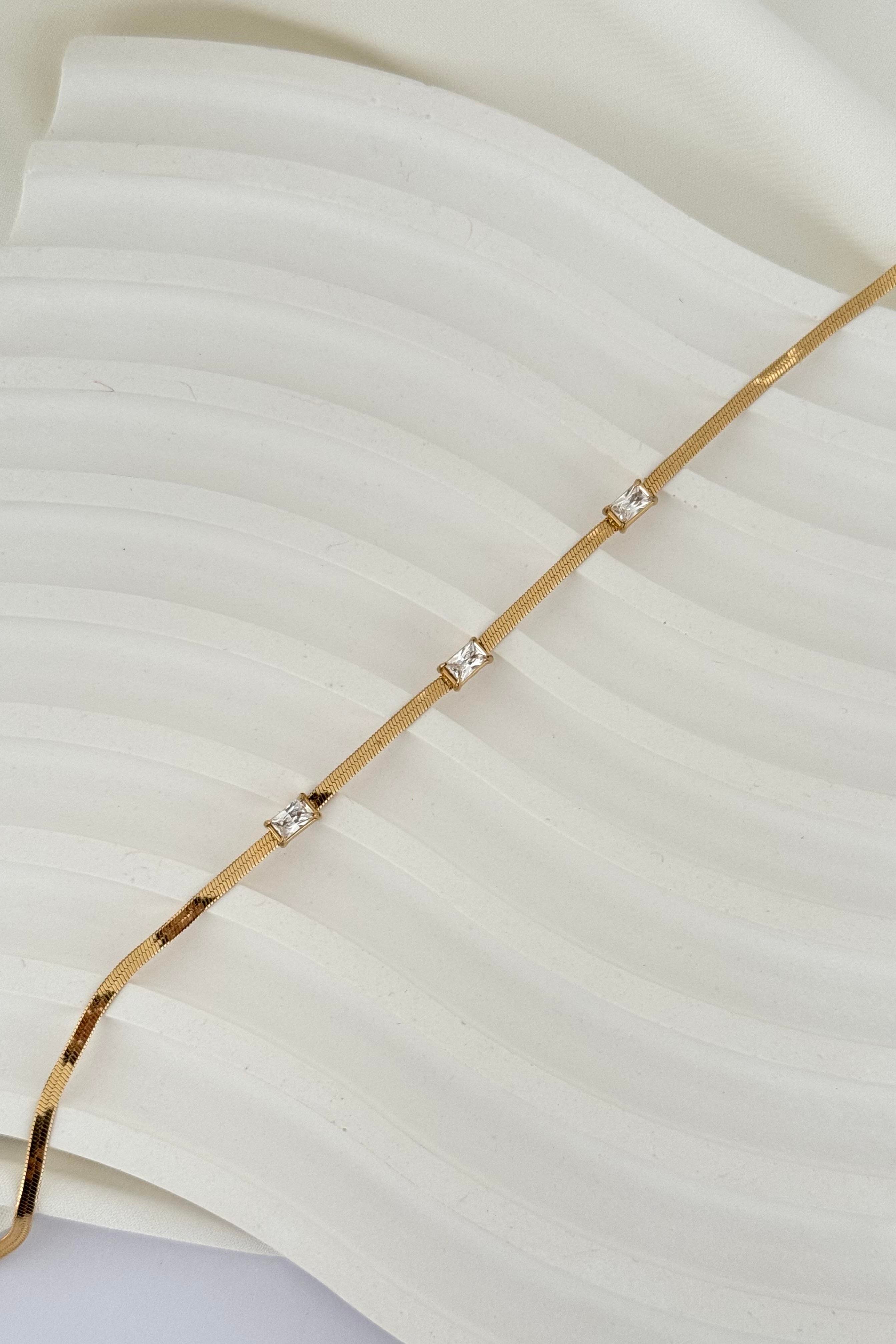 Baget Taşlı Çelik Halhal