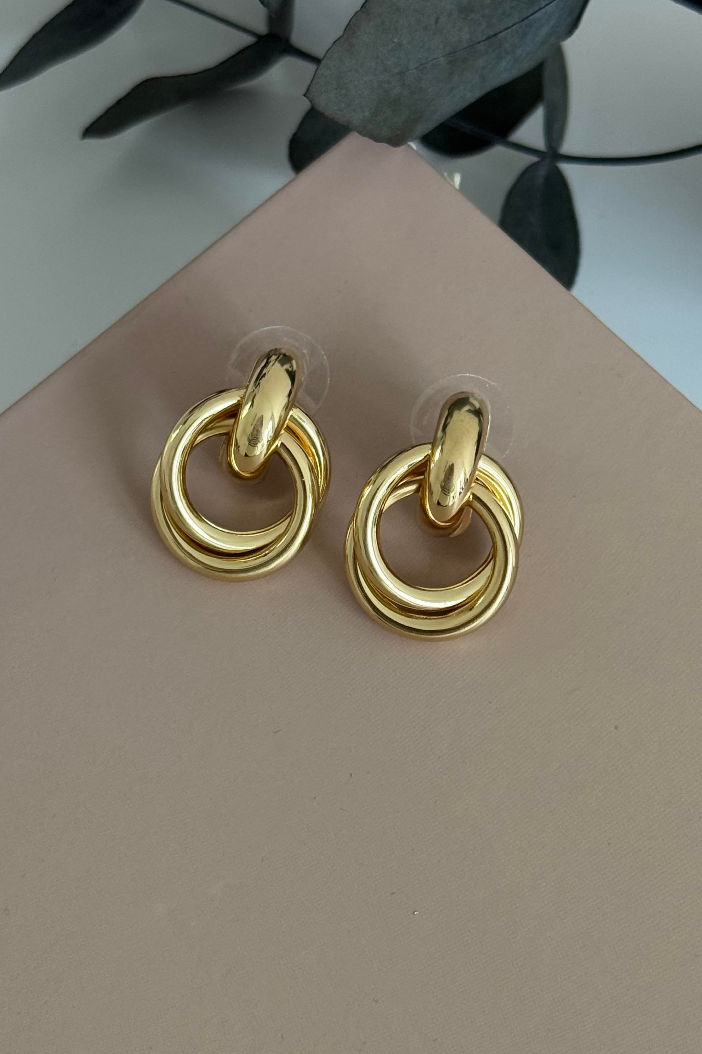 Bind Gold Küpe