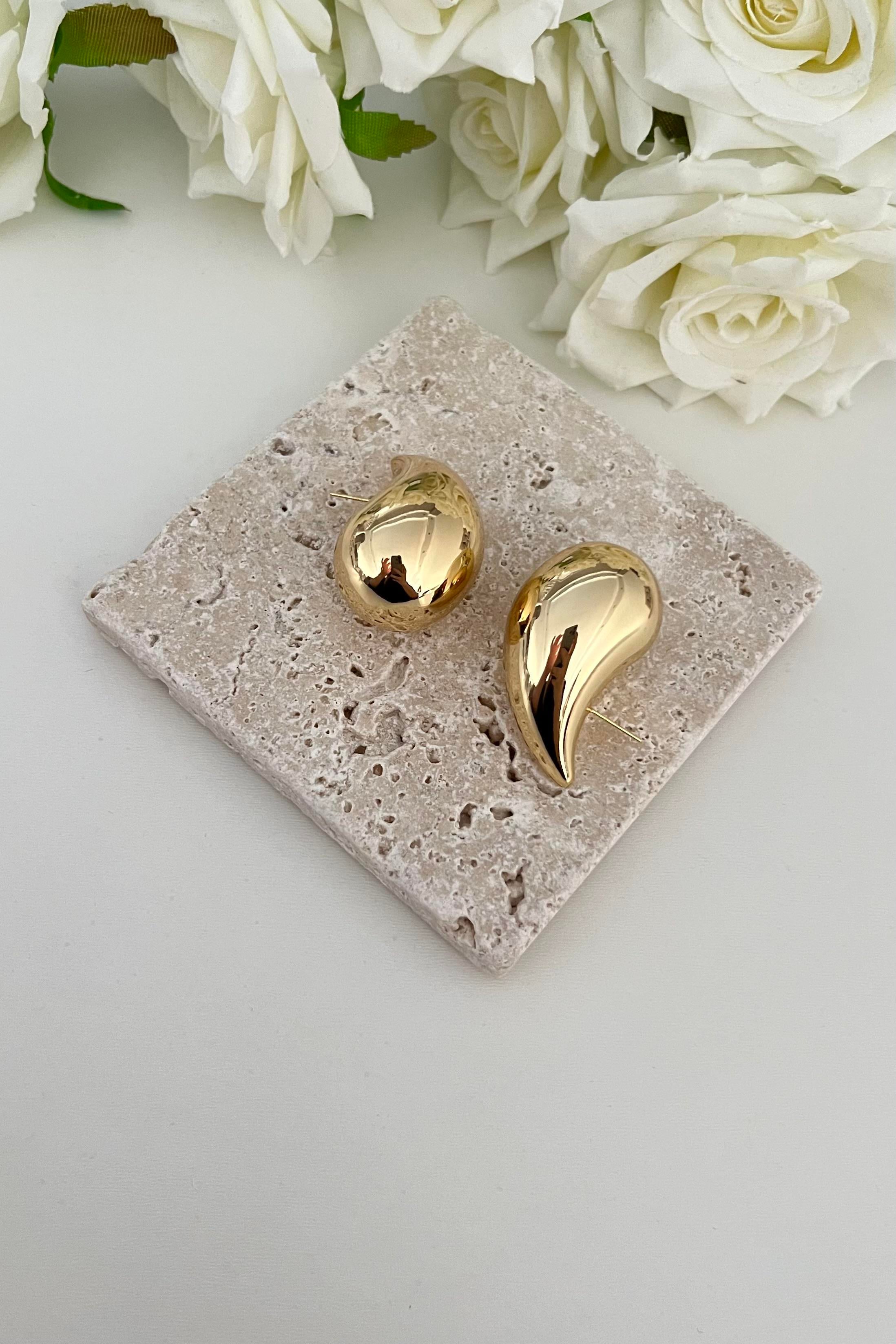 Botte Gold Küpe 5 Cm