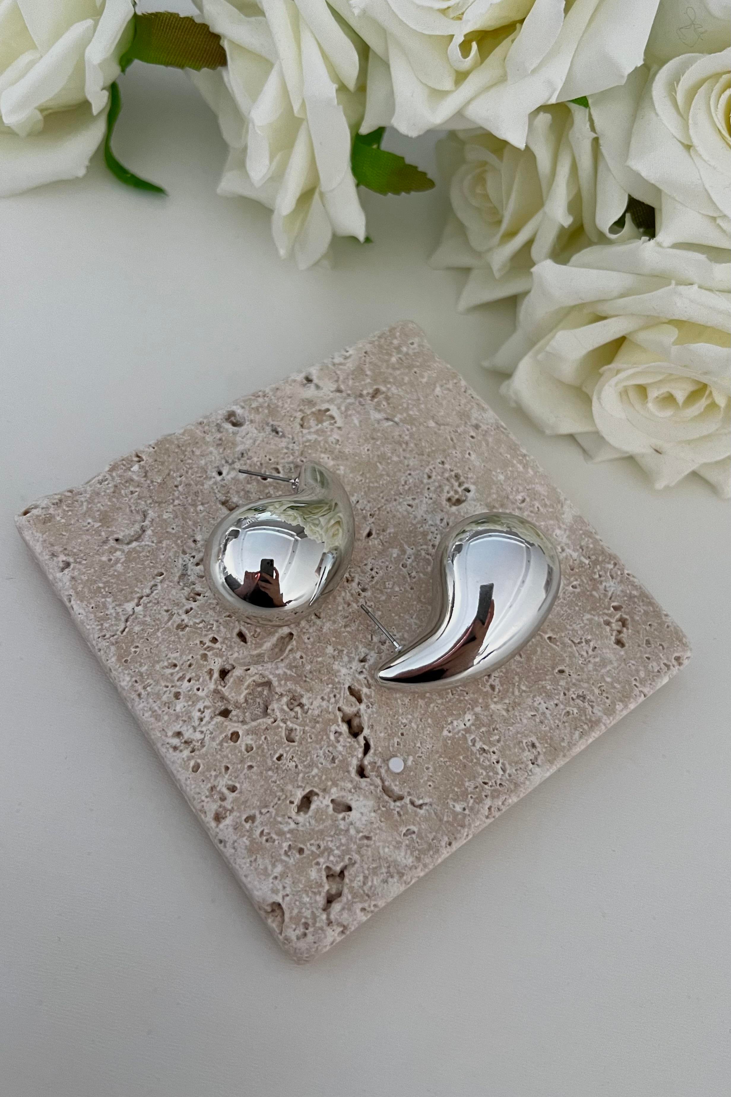 Botte Silver Küpe 5 Cm