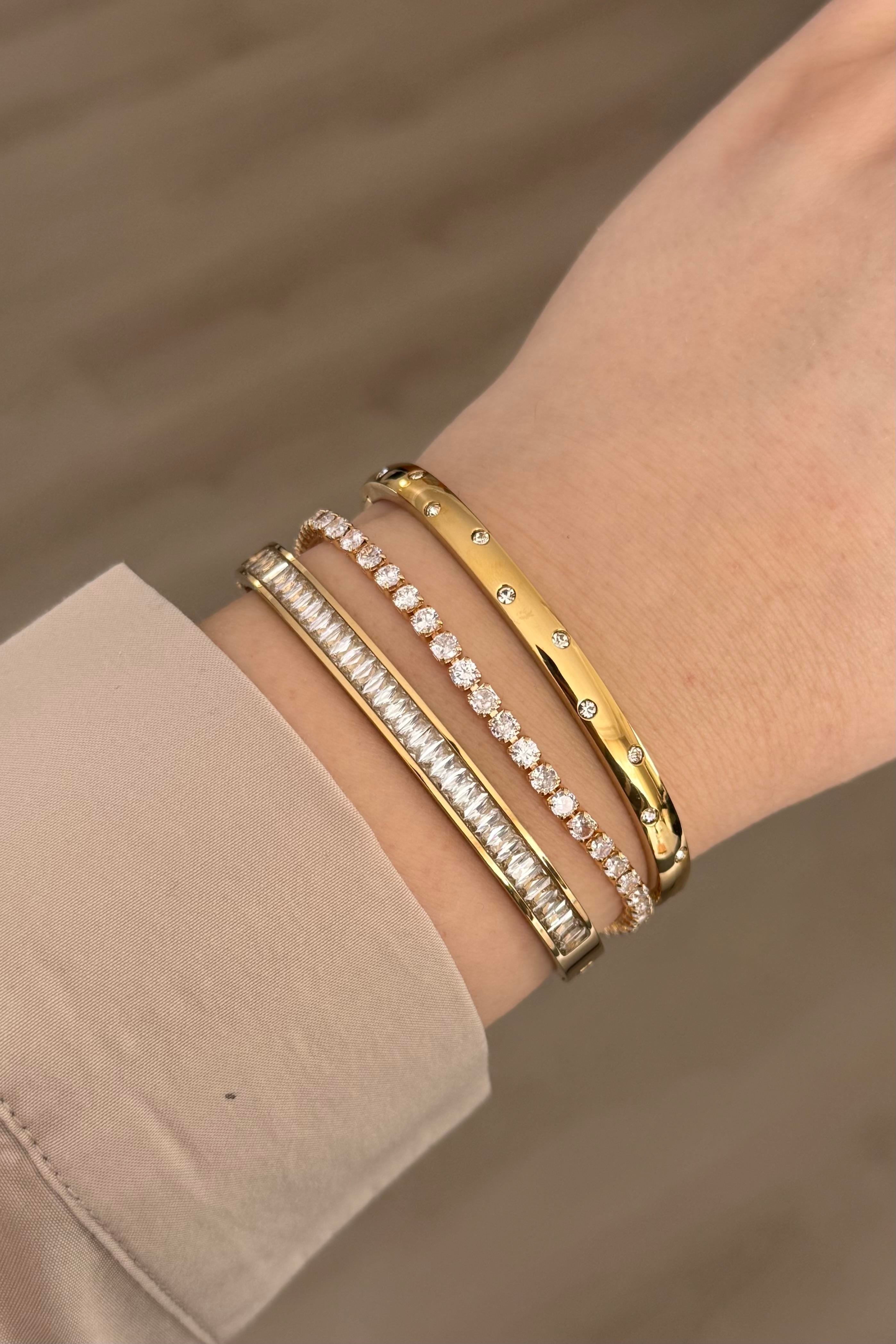 Brynn Çelik Kelepçe Bileklik