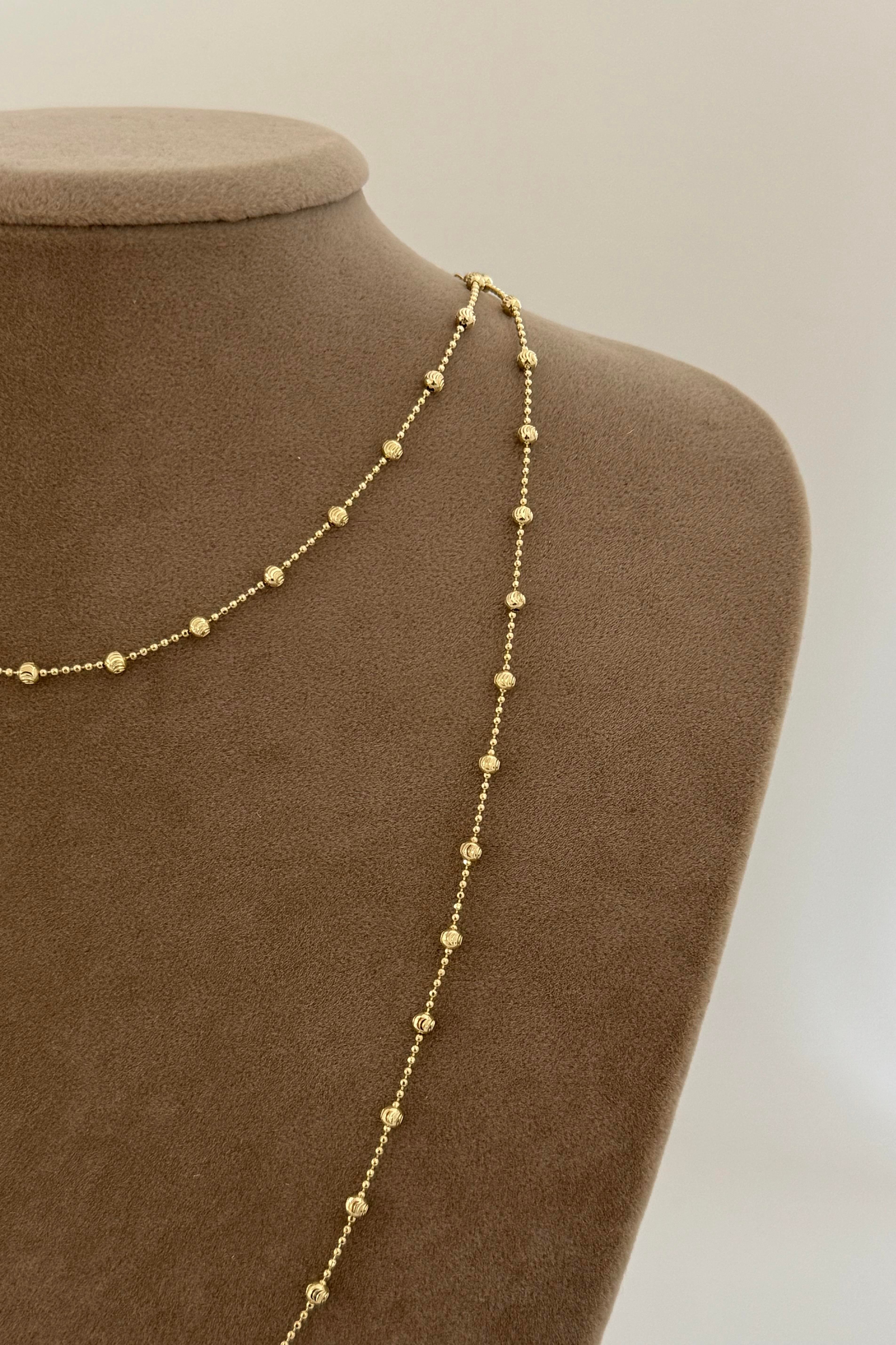 Dorika Model Zincir Kolye 90 CM