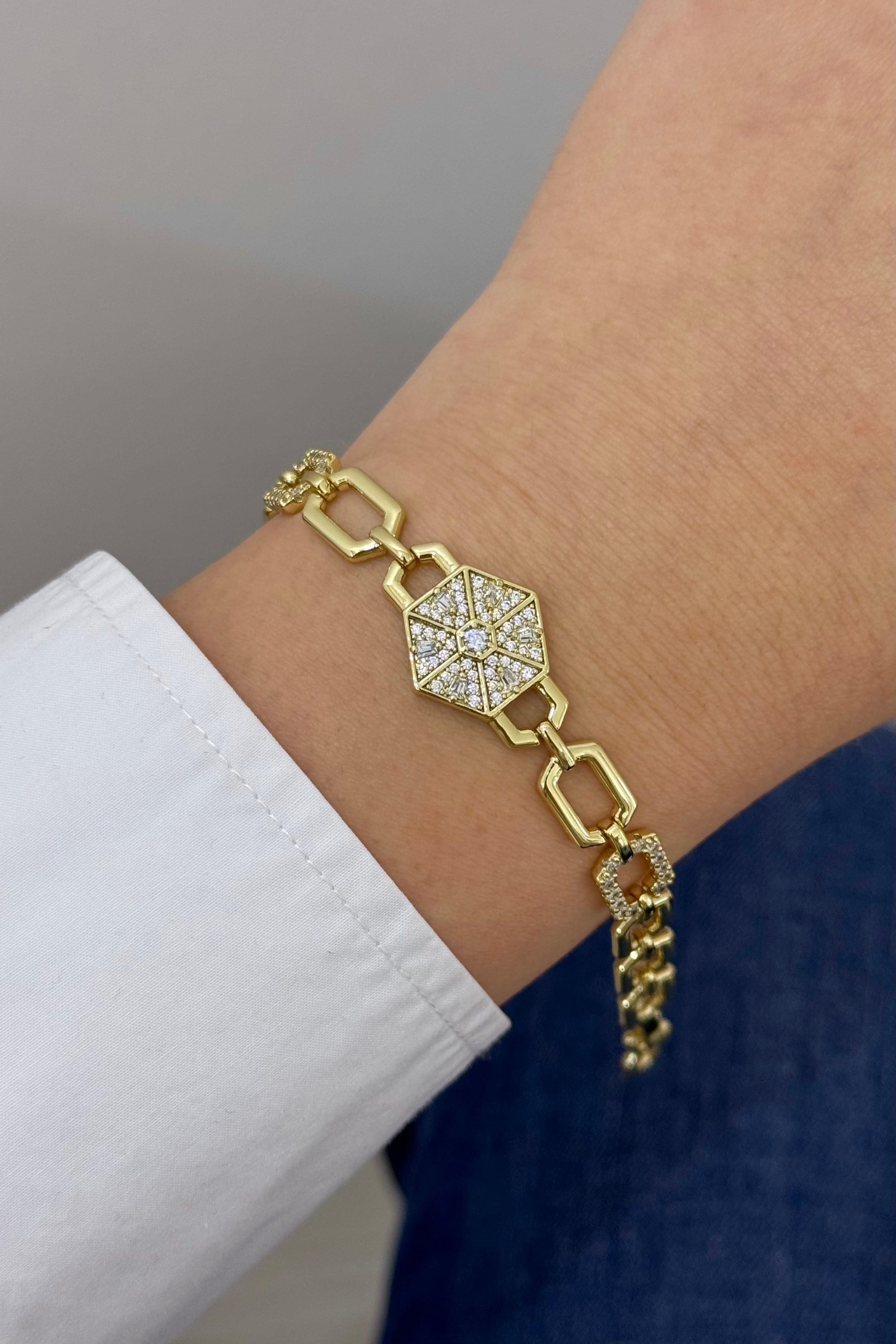 Eliza Vip Seri Gold Bileklik