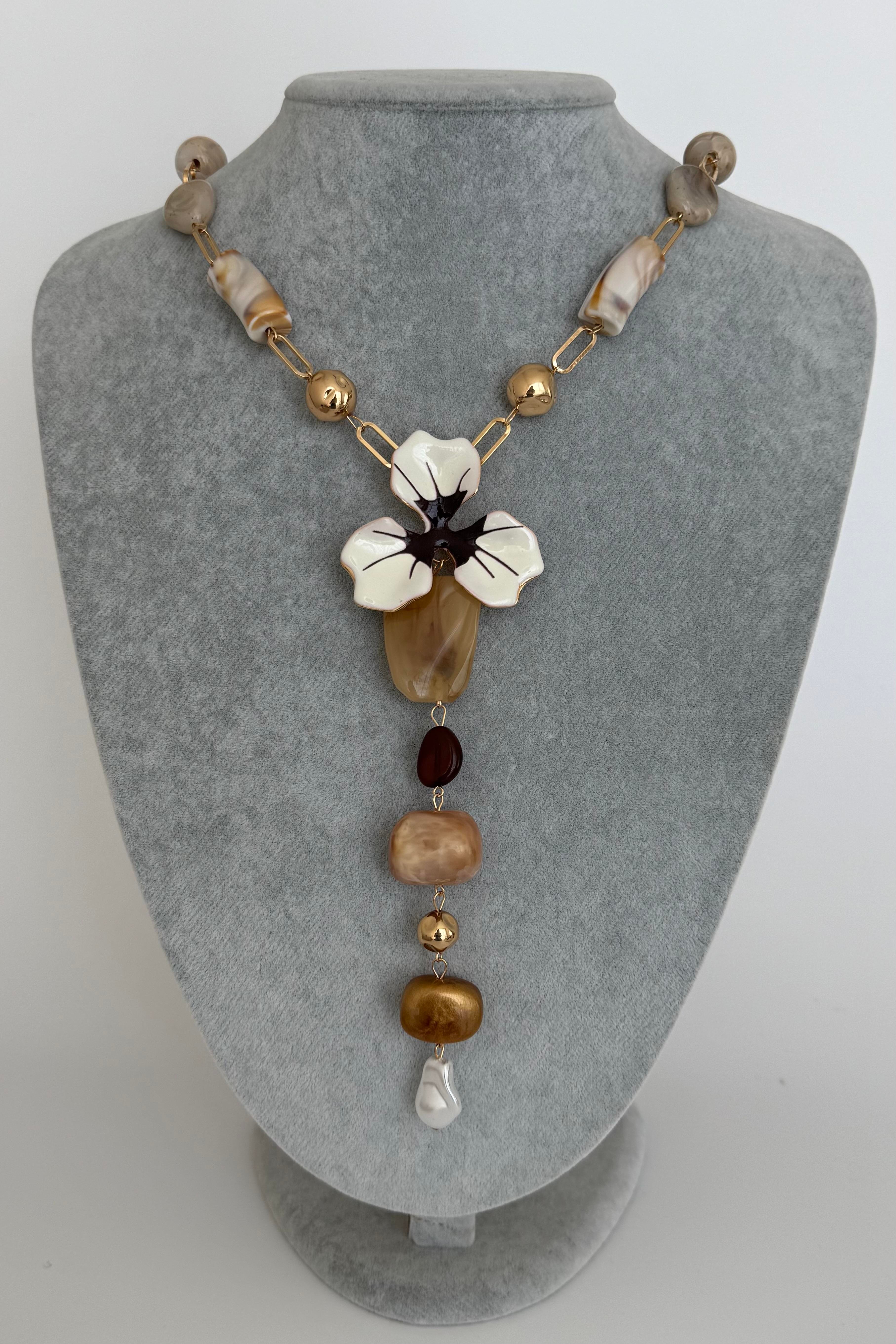 Florax Alabaster Kolye