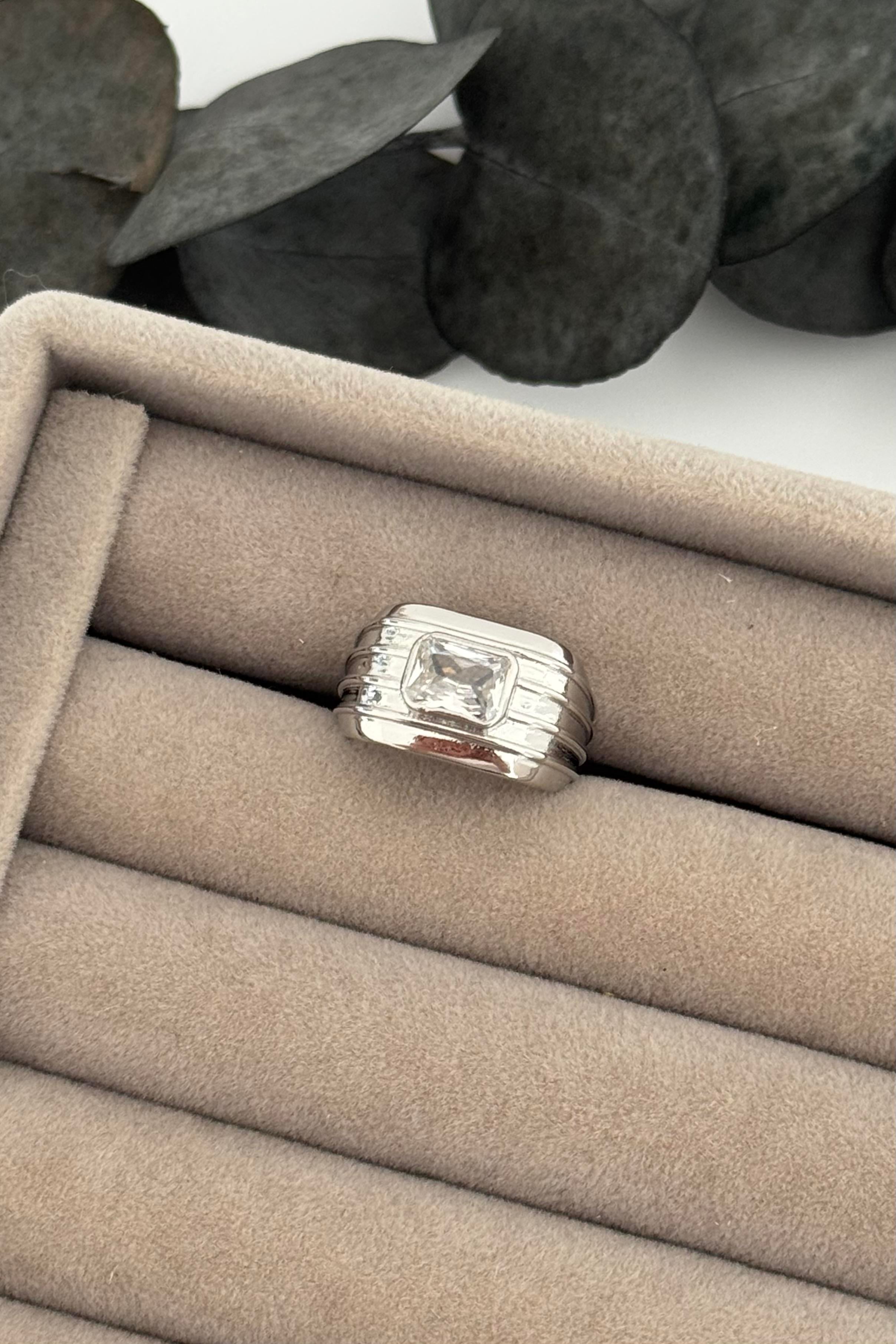 Glacier Silver Yüzük