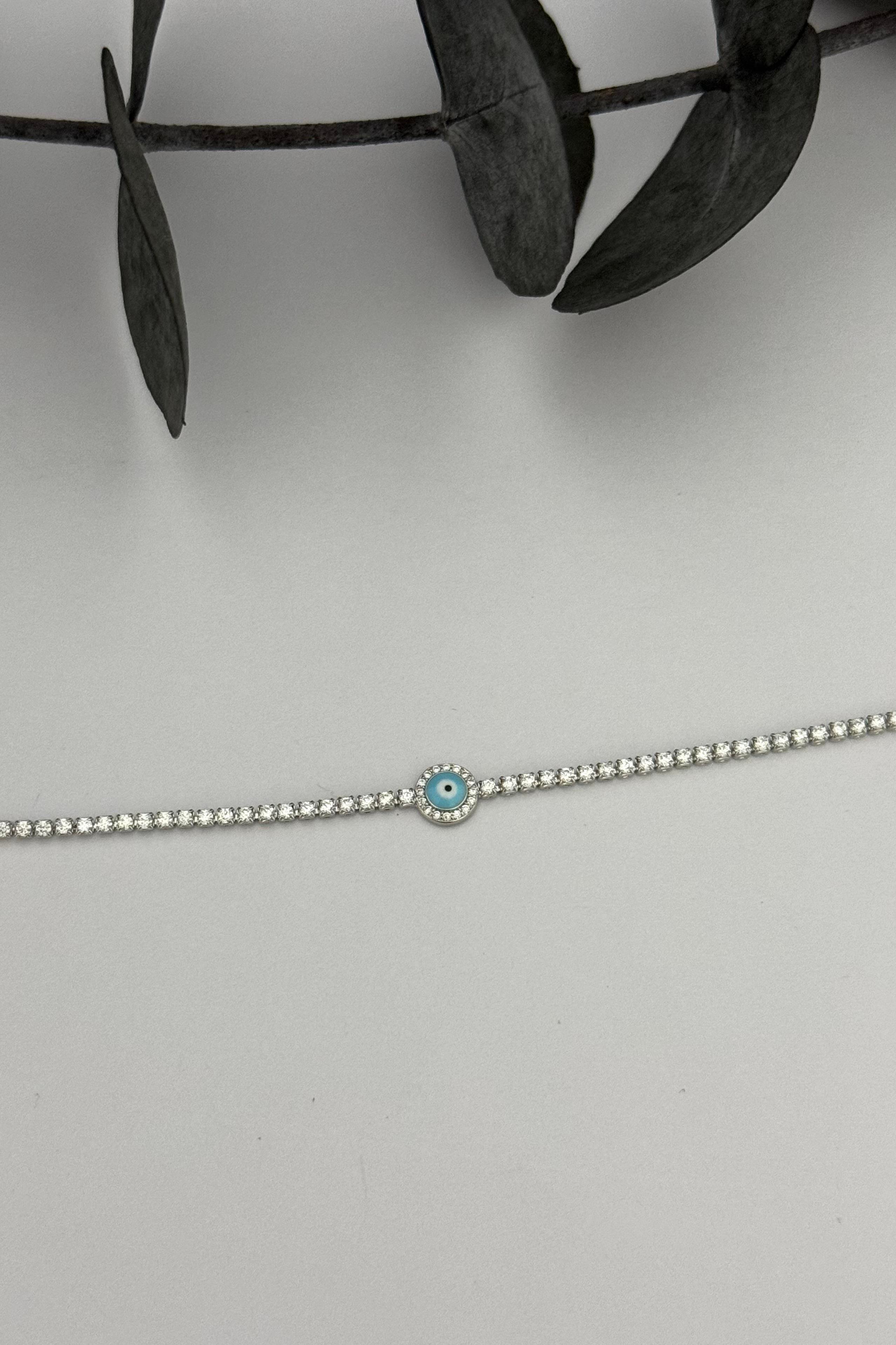Glamour Eye Silver Bileklik