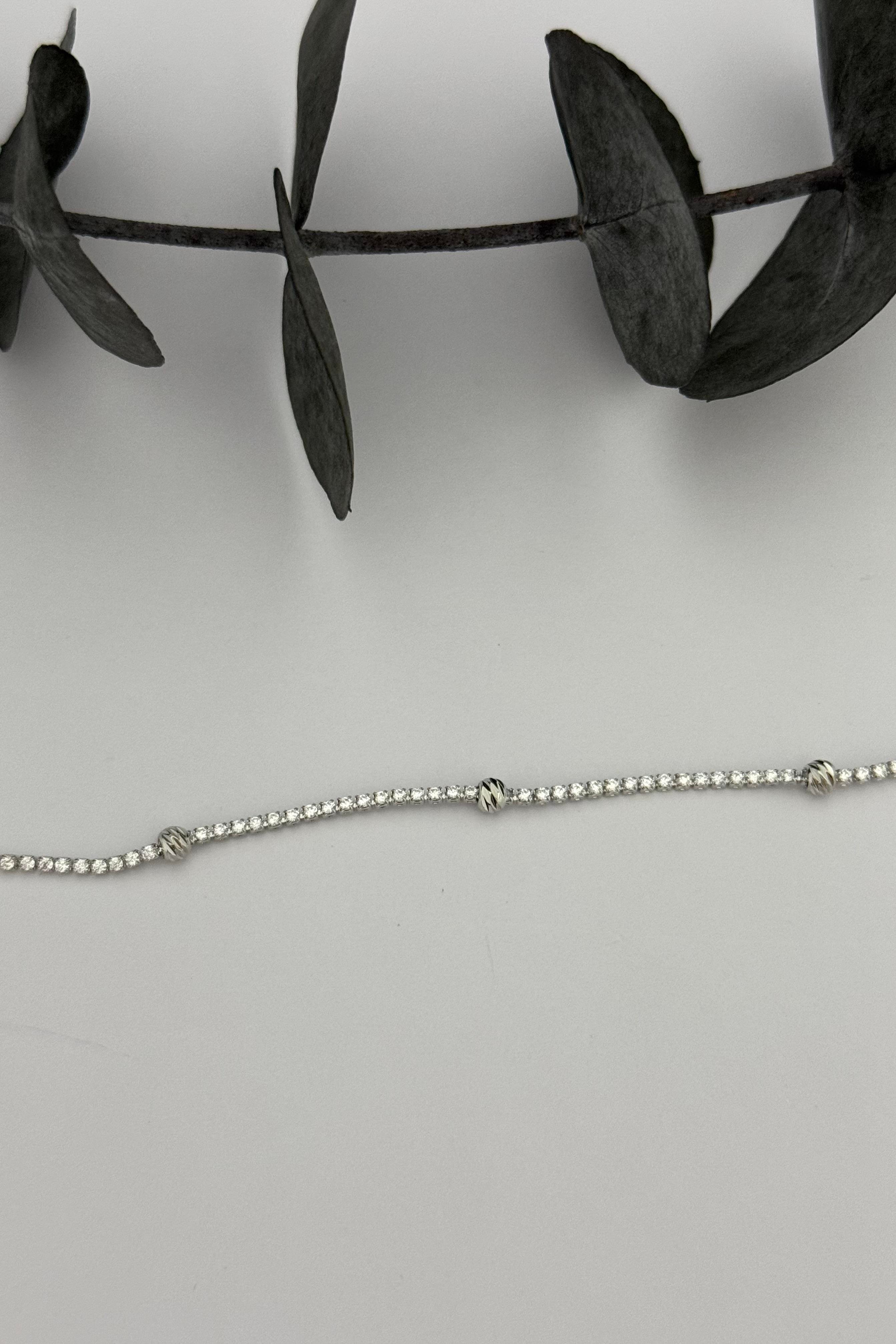 Glamour Point Silver Bileklik