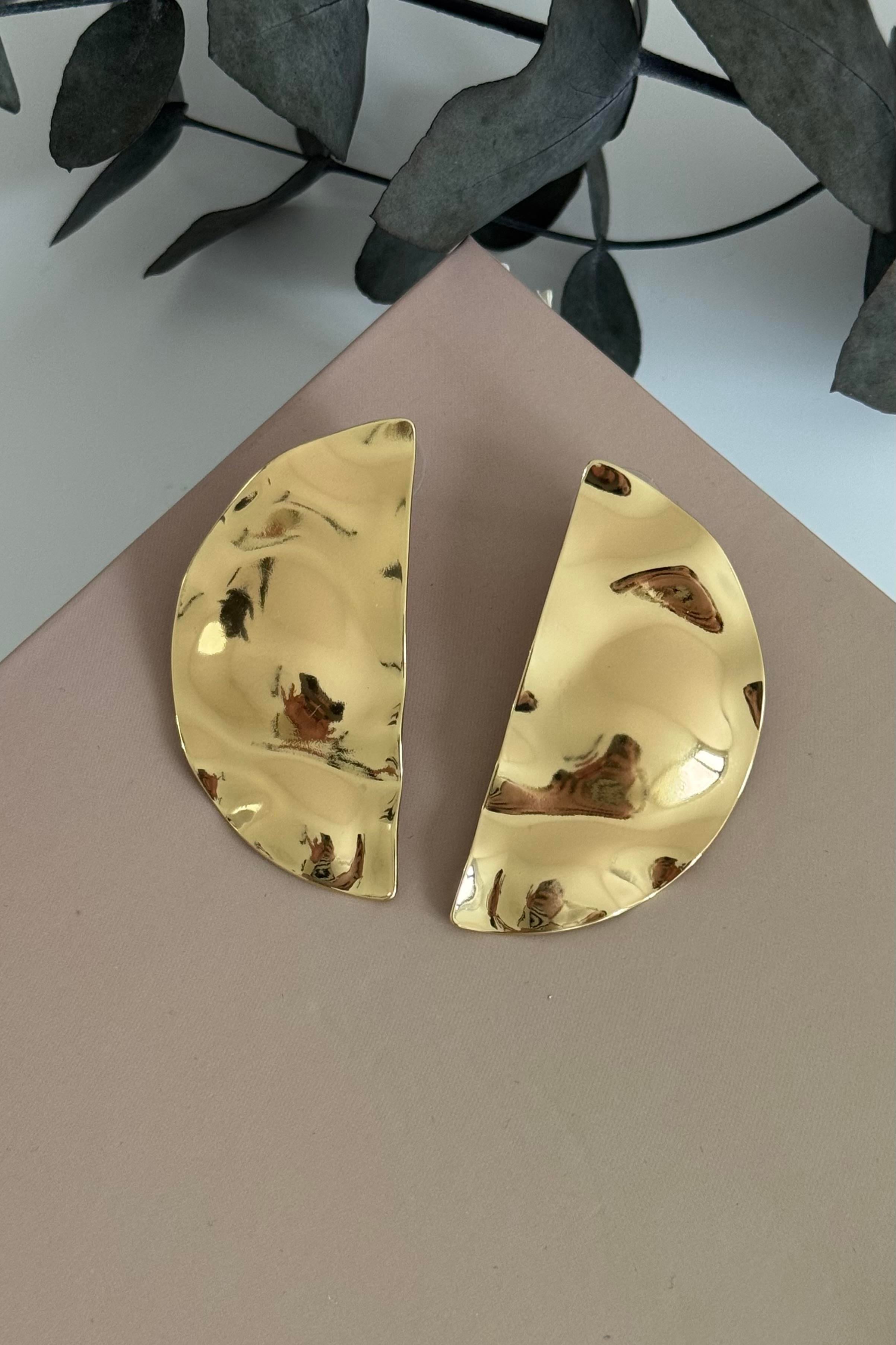 Gold Rift Küpe
