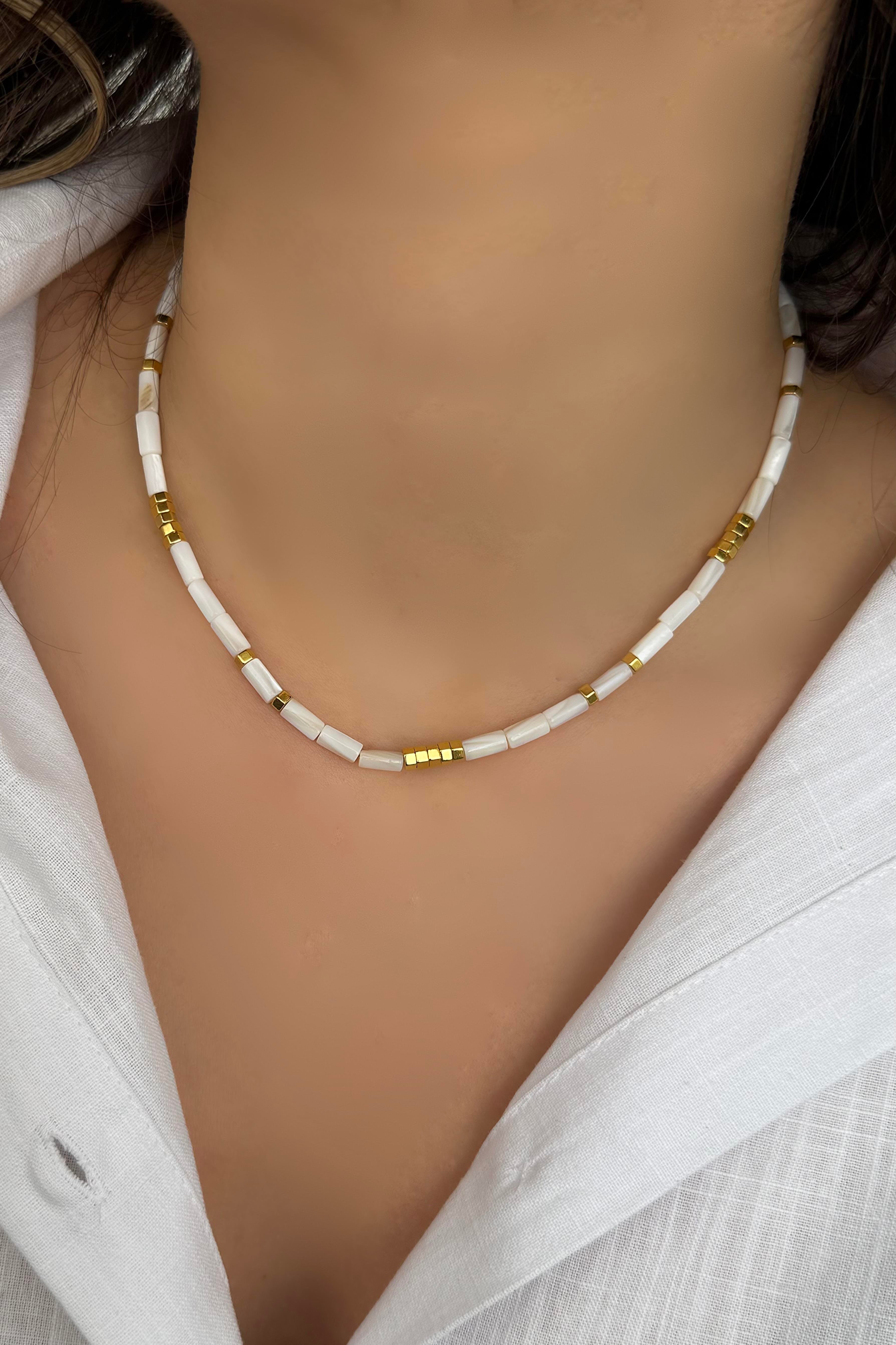 Golden Shell Necklace