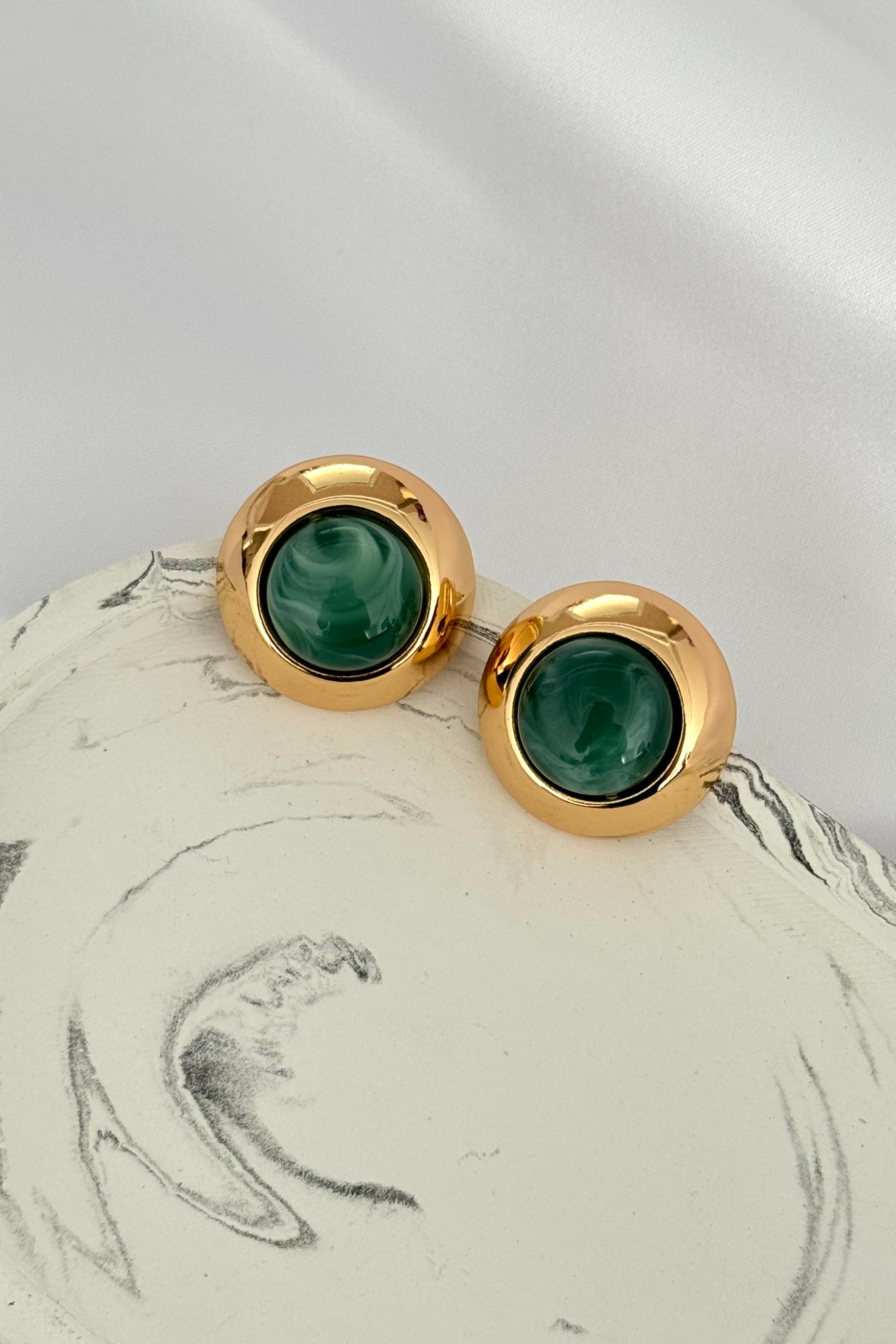 Green Pearl Küpe