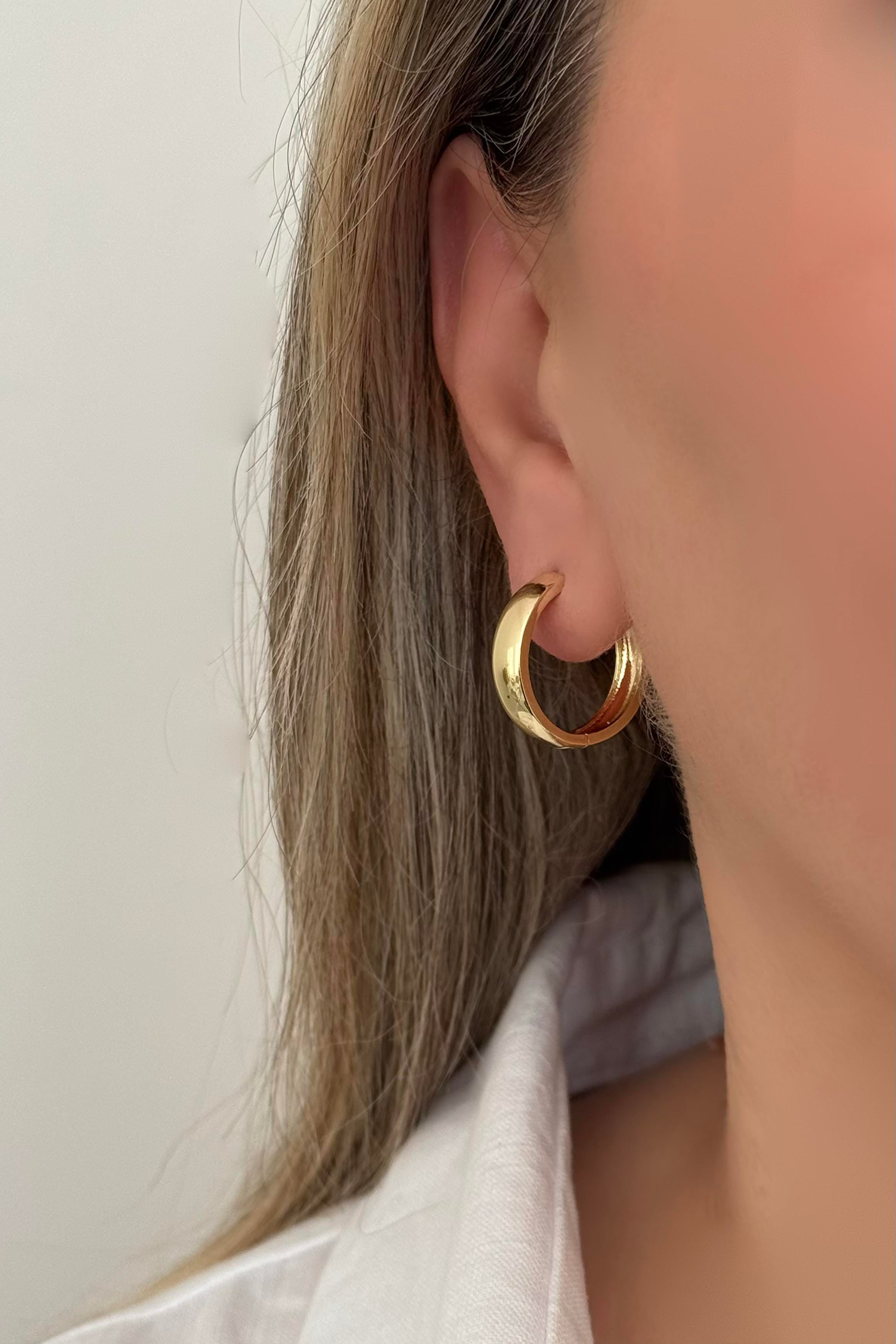 Halka Gold Küpe