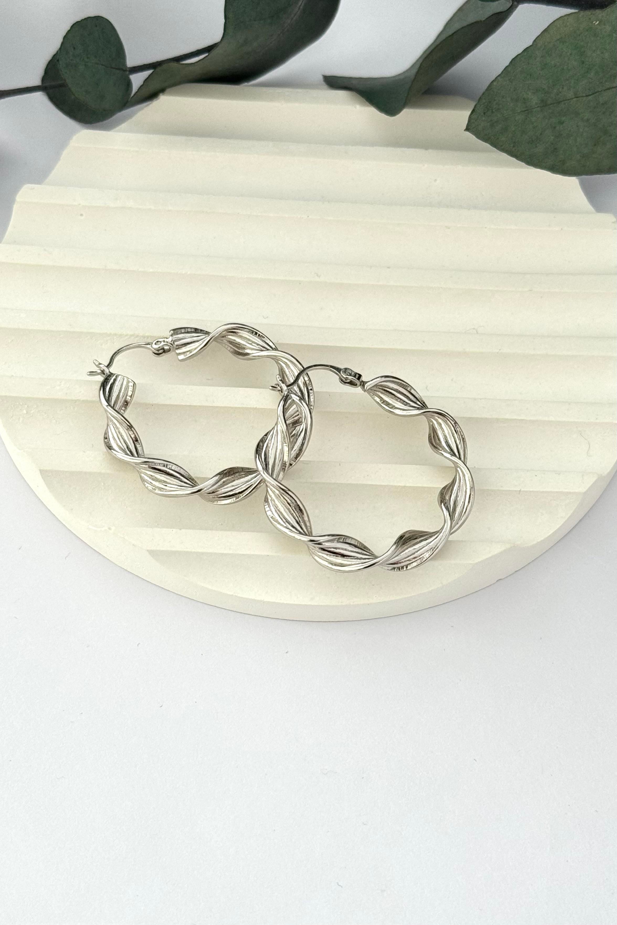 Halka Silver Vip Küpe