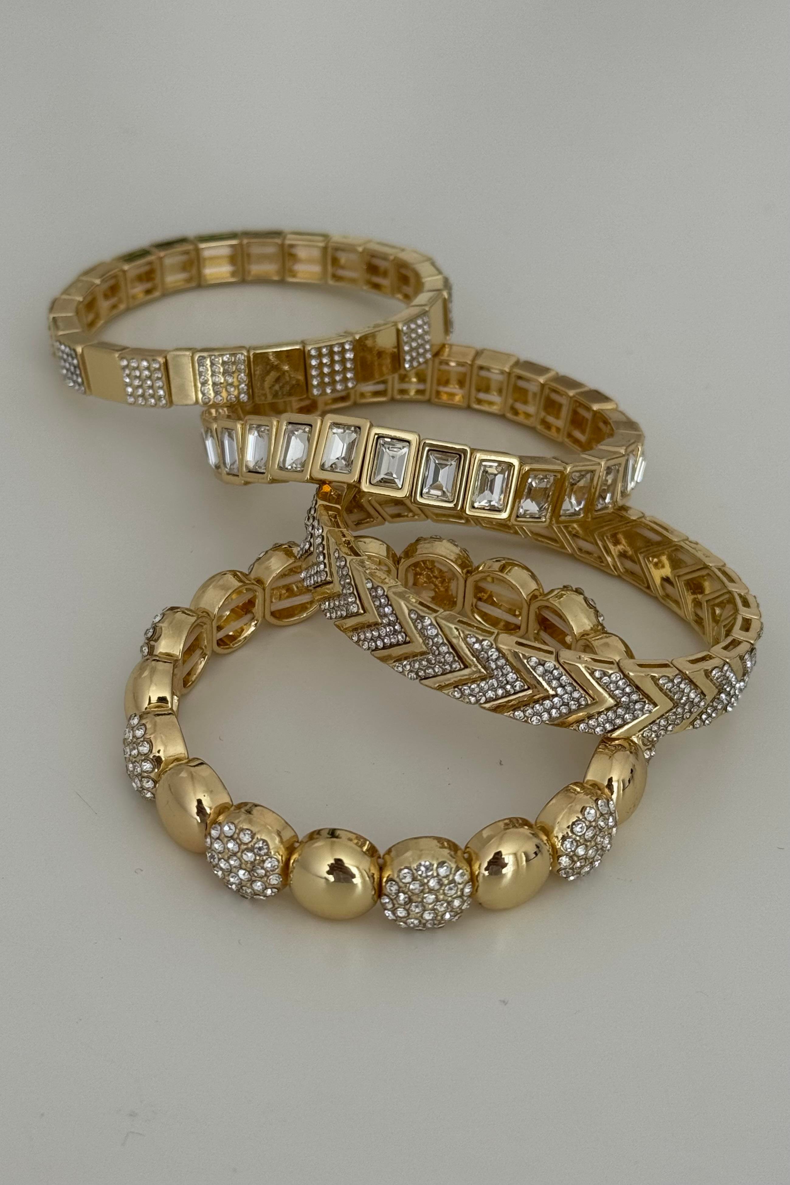 Lastikli Taşlı Bileklik