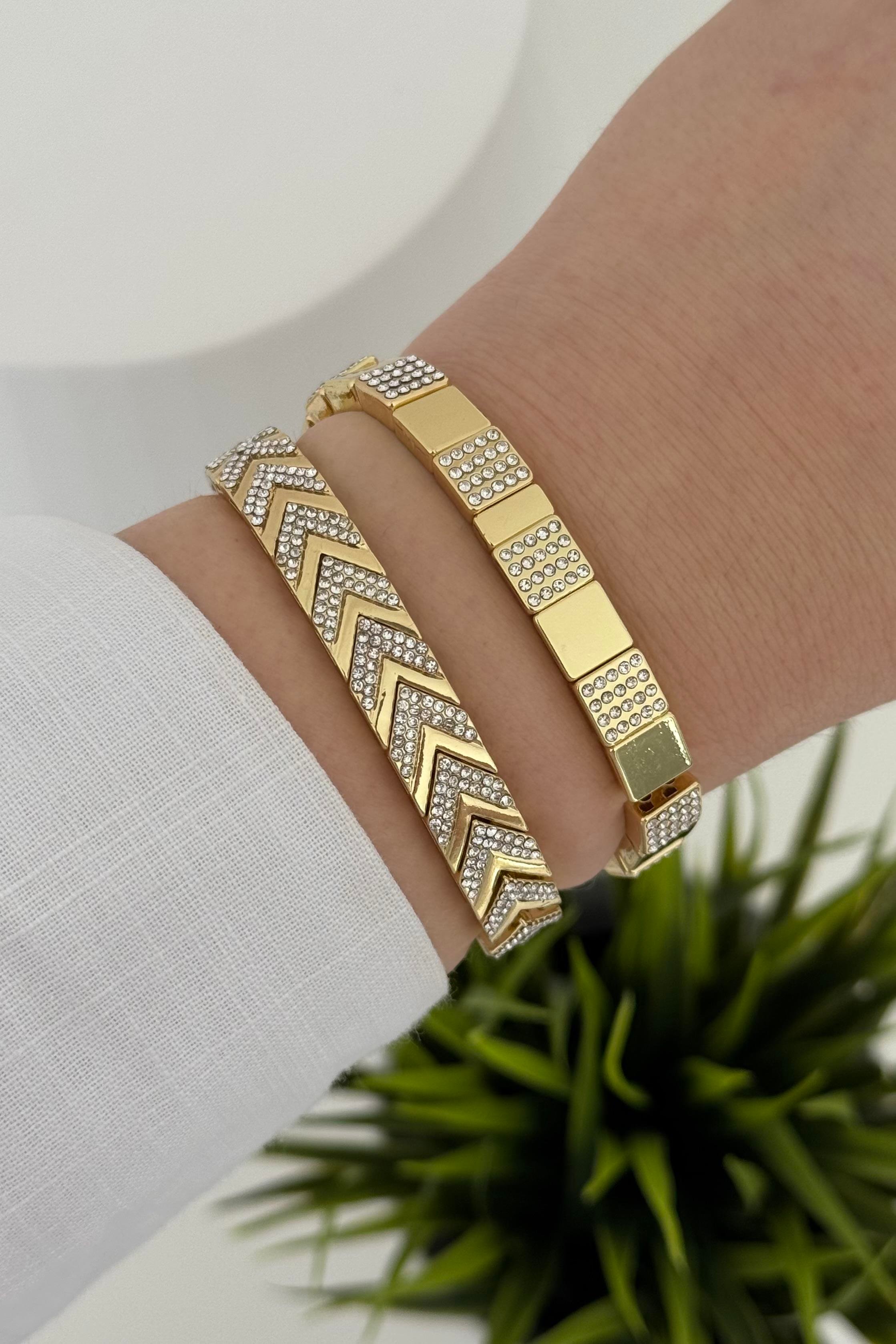 Lastikli Taşlı Bileklik