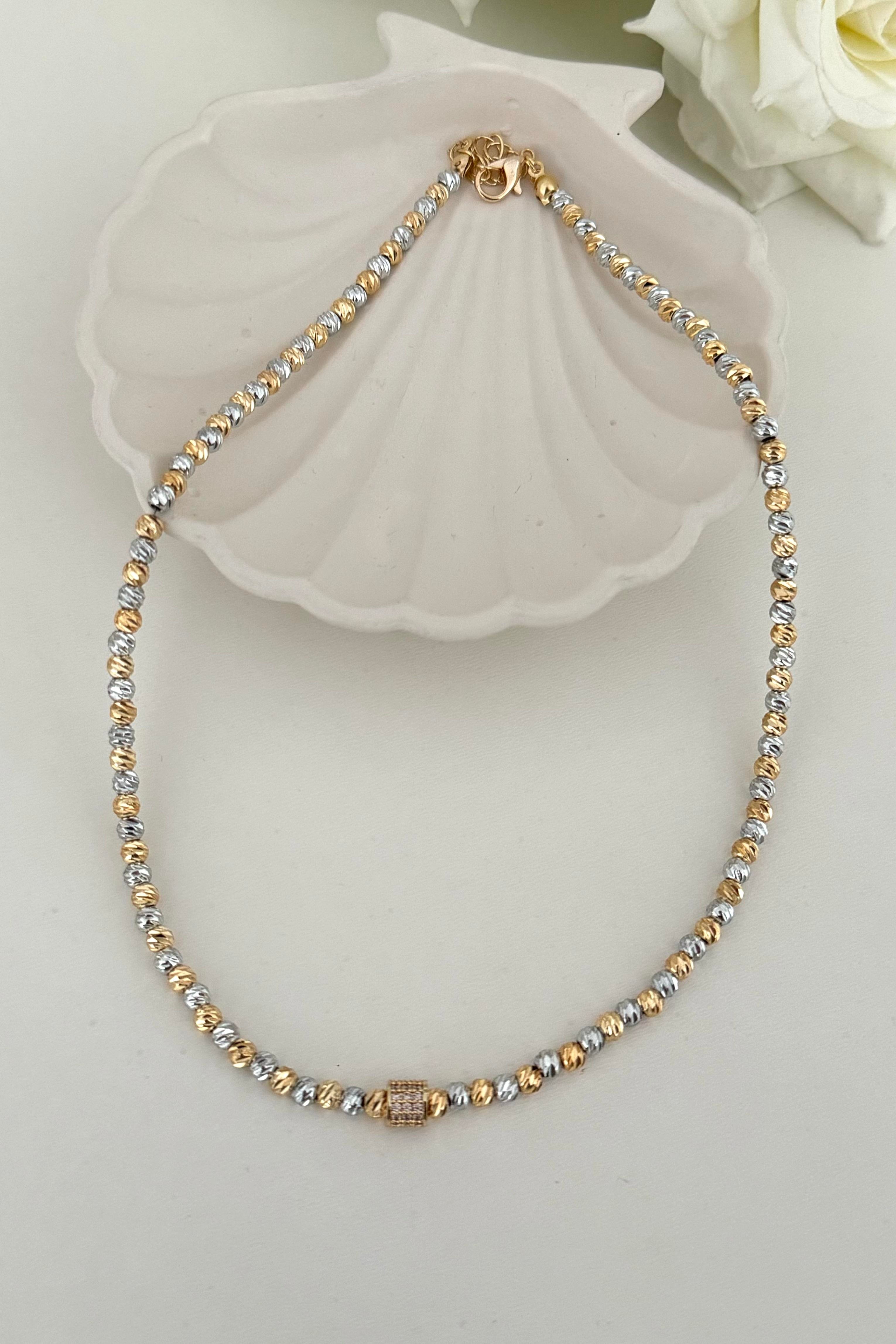 Luna Gold & Silver Kolye