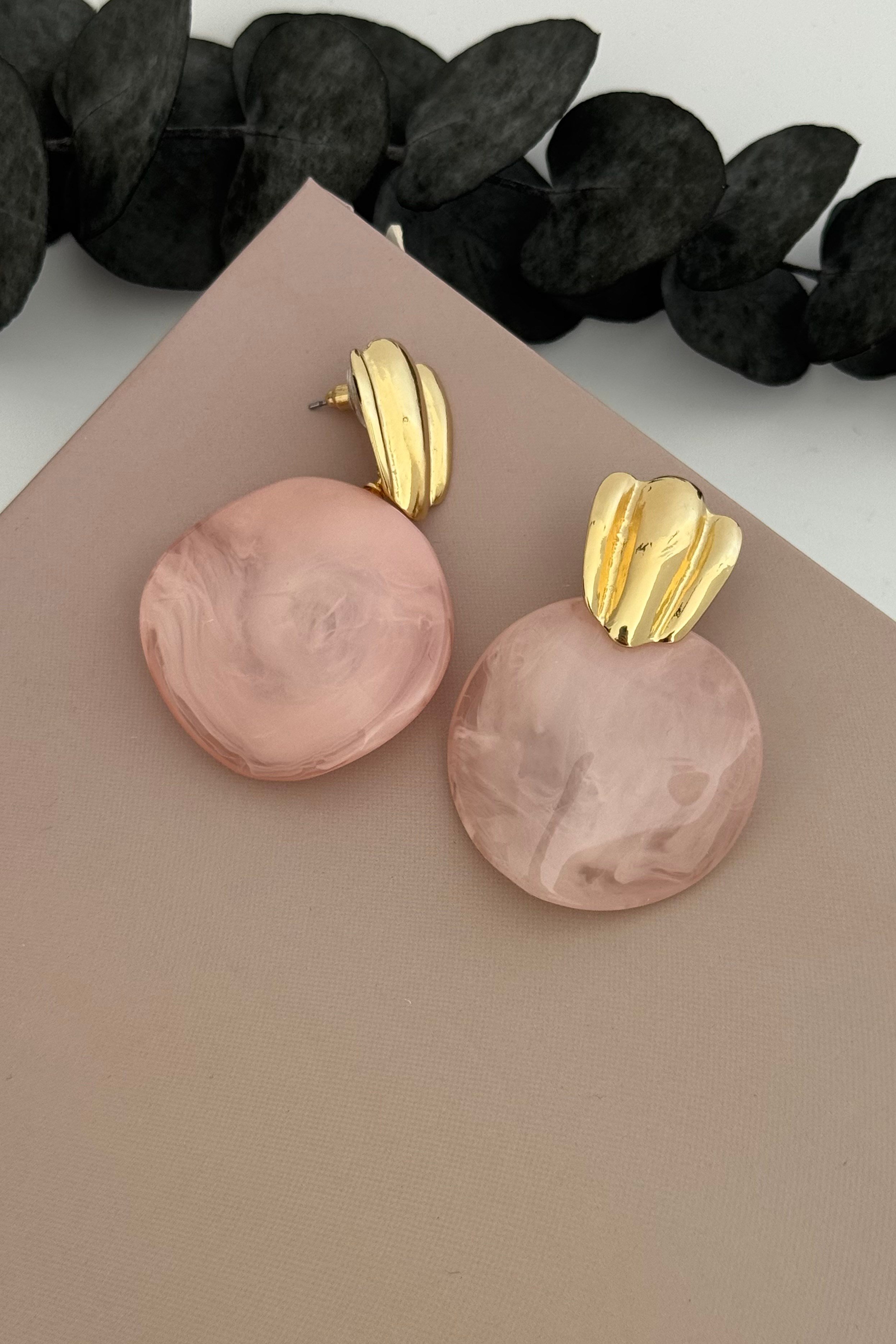 Luna Pembe Küpe