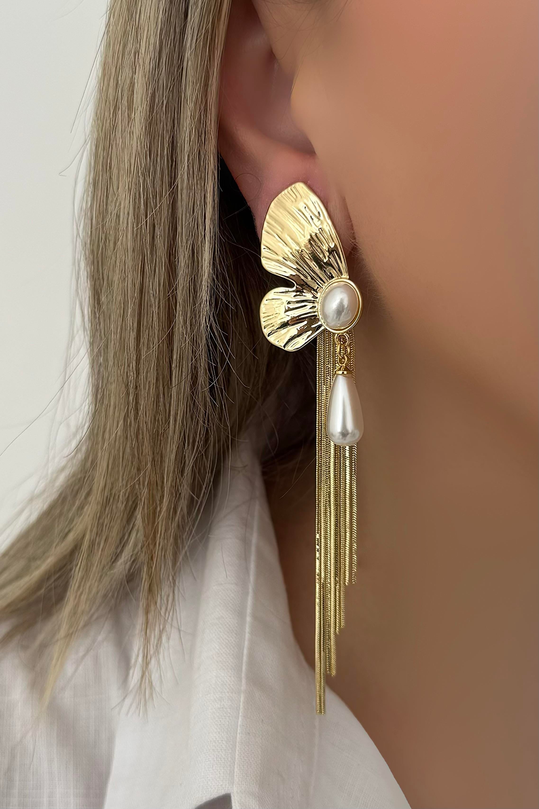 Lunthira Gold Küpe