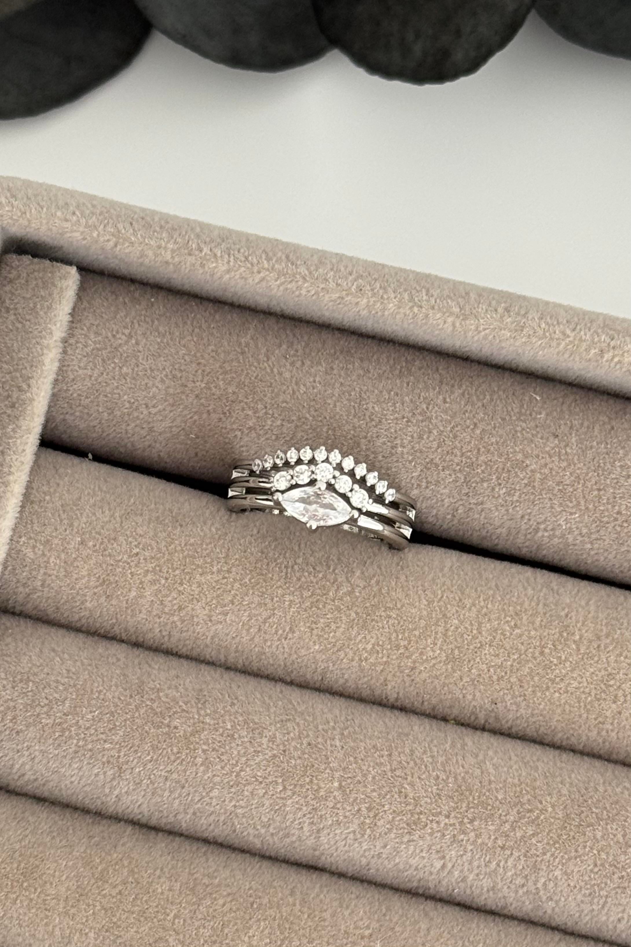 Marquise Silver Yüzük