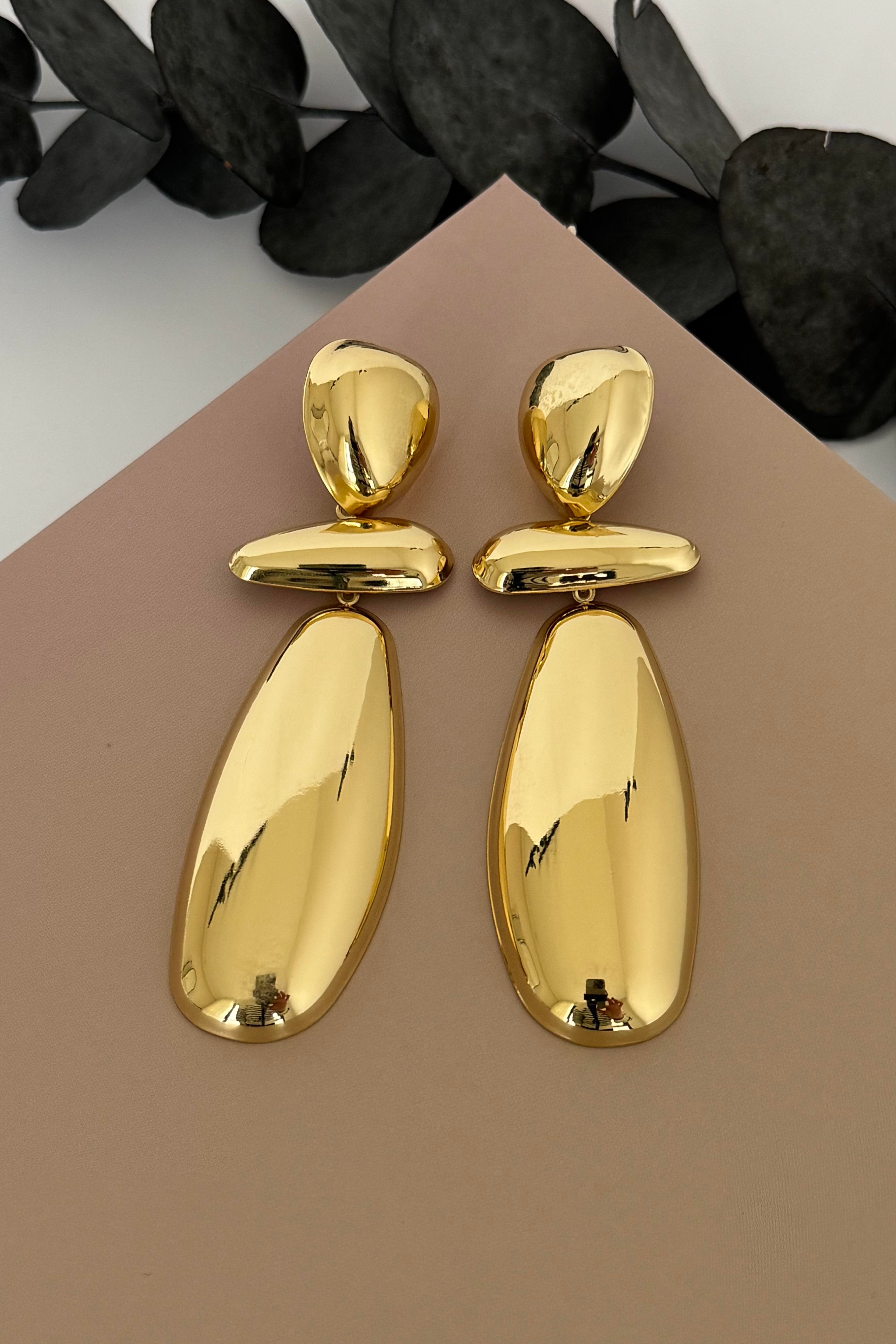 Monolith Gold Küpe